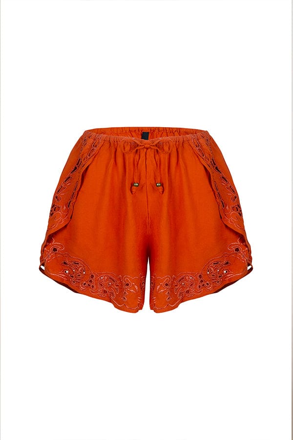 Flow Short Embroidery - Woman Short - LOST IN PARADISE