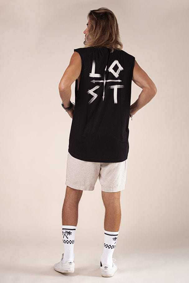 SM LOST BRUSH - Man Singlet - LOST IN PARADISE