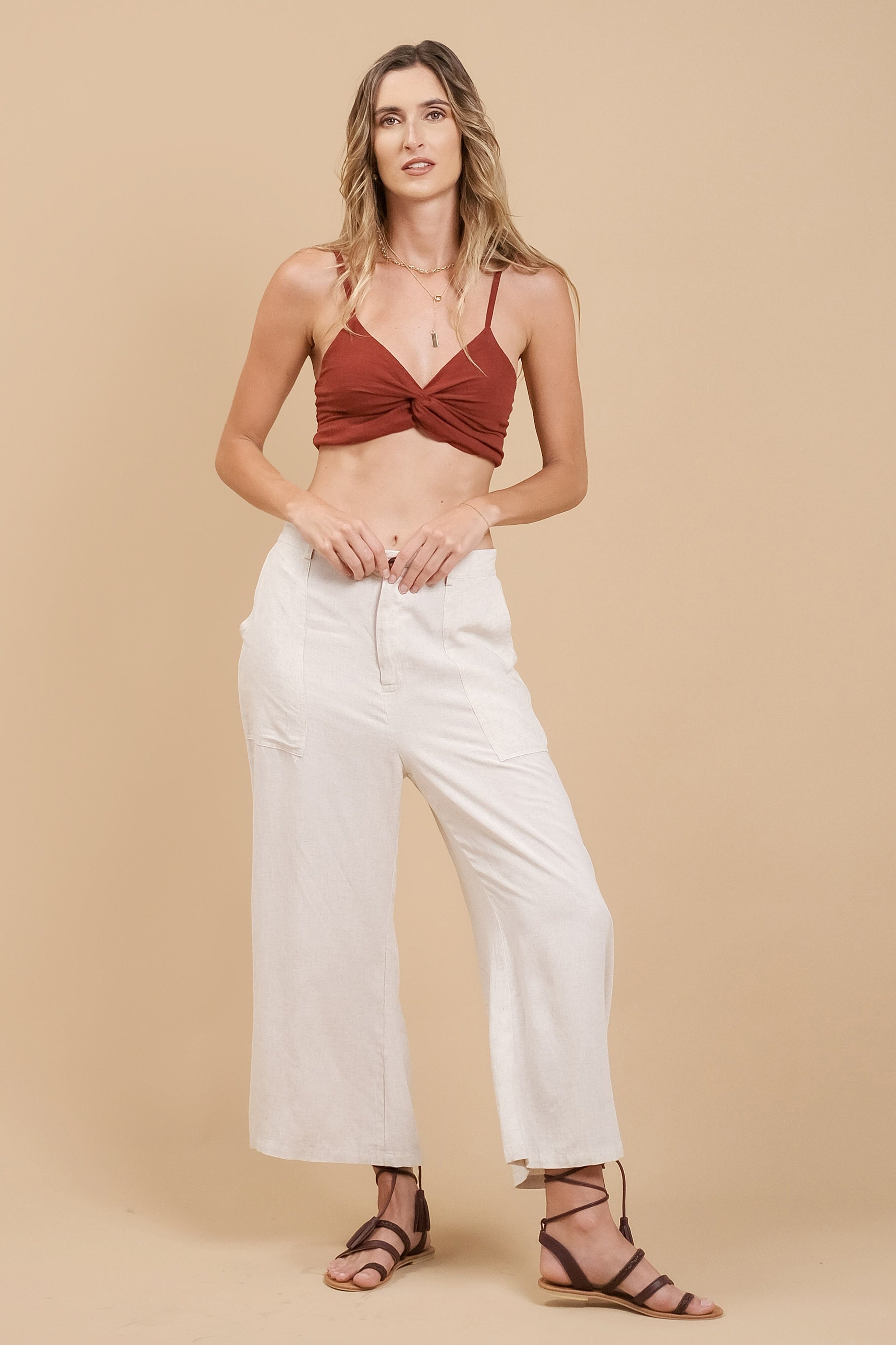 Zoya Long Pant - Woman Pants - LOST IN PARADISE