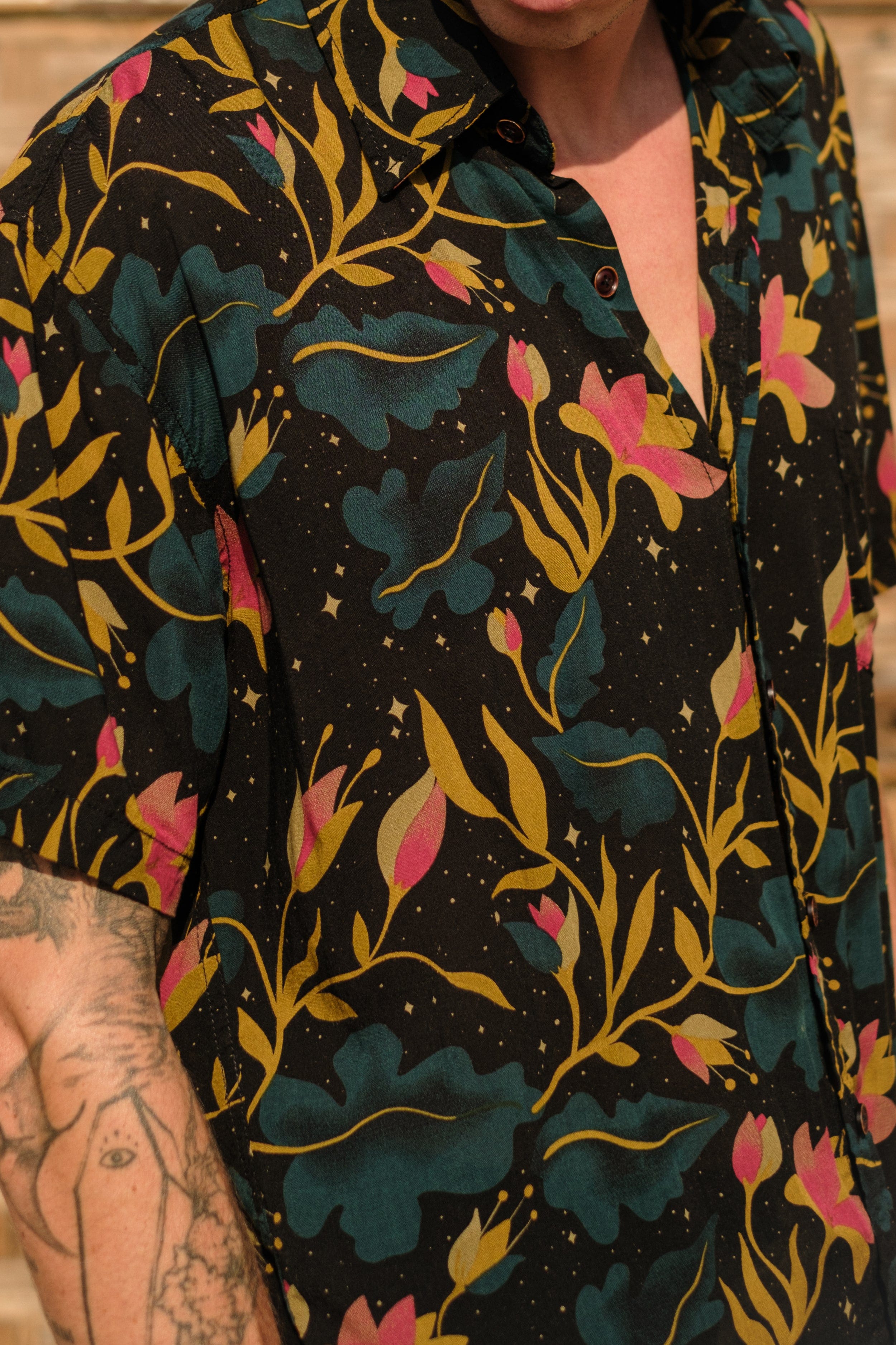 Astra Lotus Shirt - Man Shirt - LOST IN PARADISE