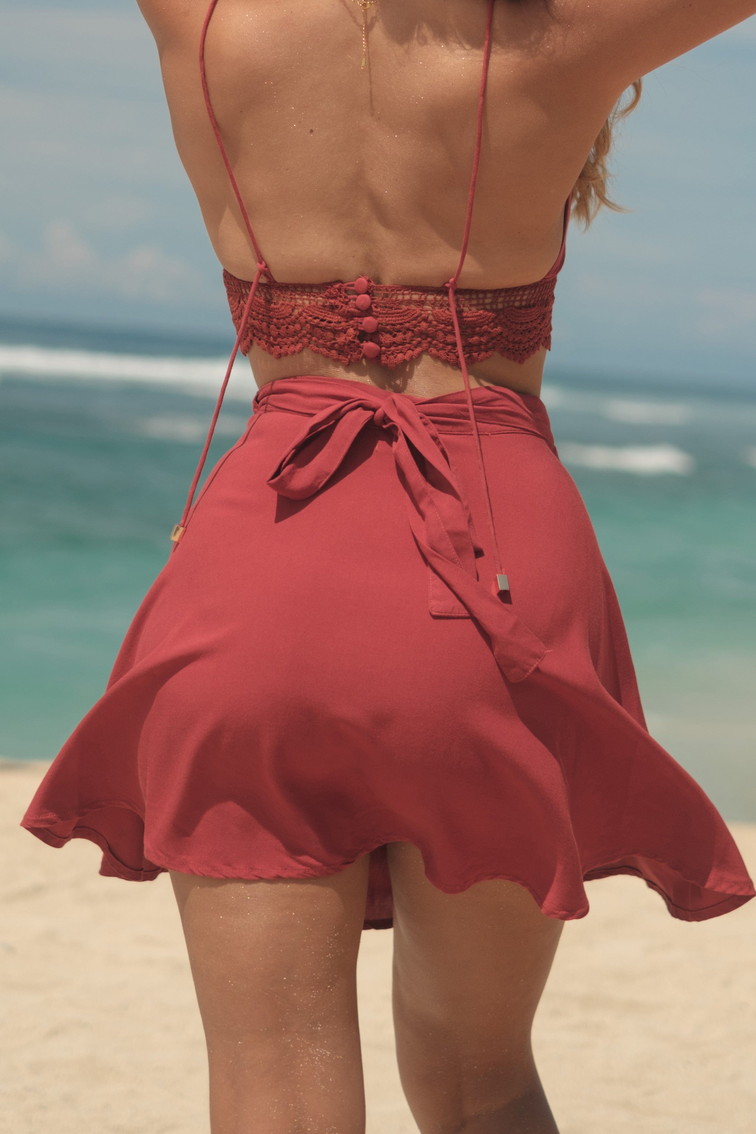 Ava Wrap Skirt - Skirt - LOST IN PARADISE