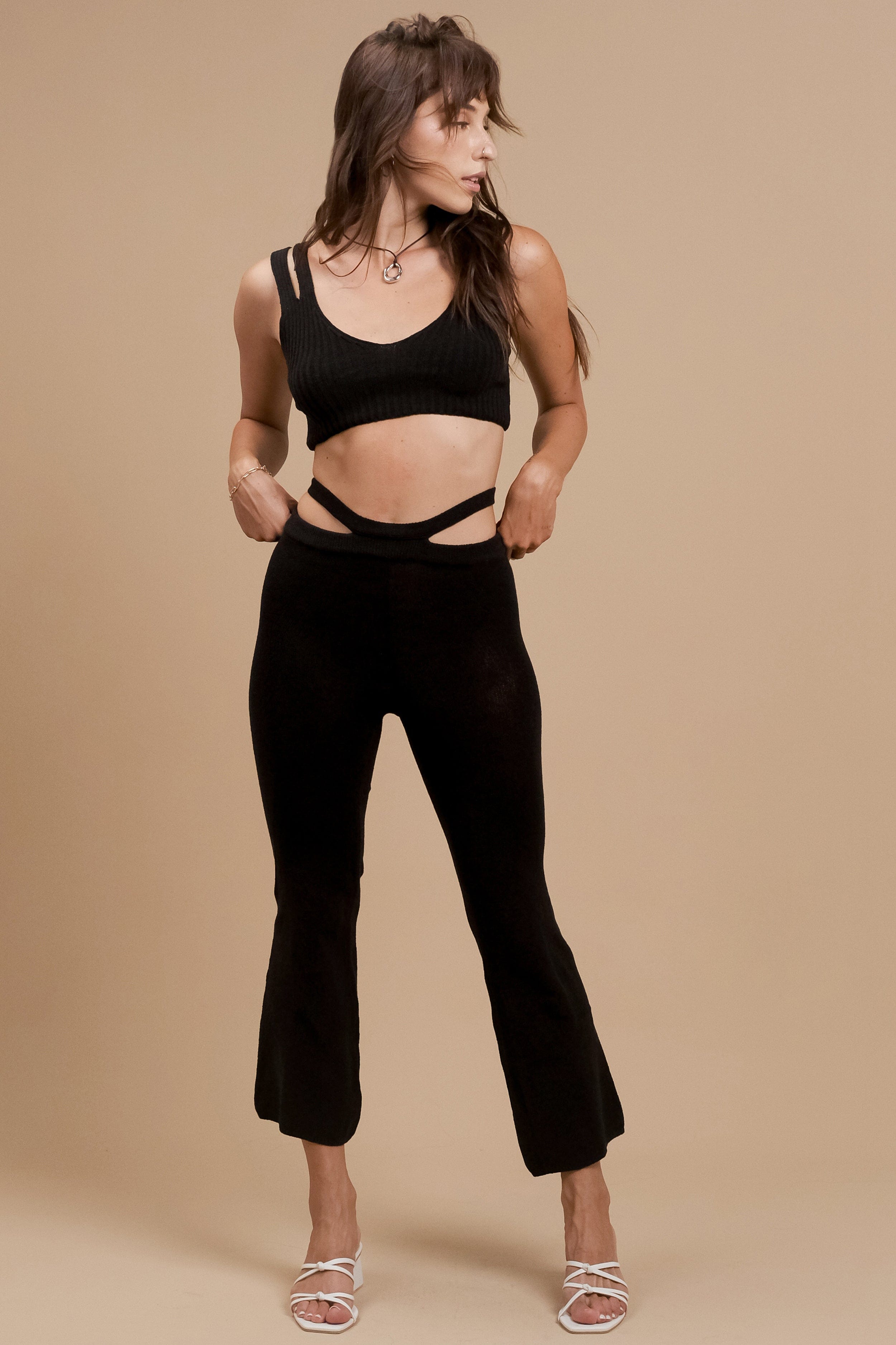 Beryl Knit Long Pant - Woman Pants - LOST IN PARADISE