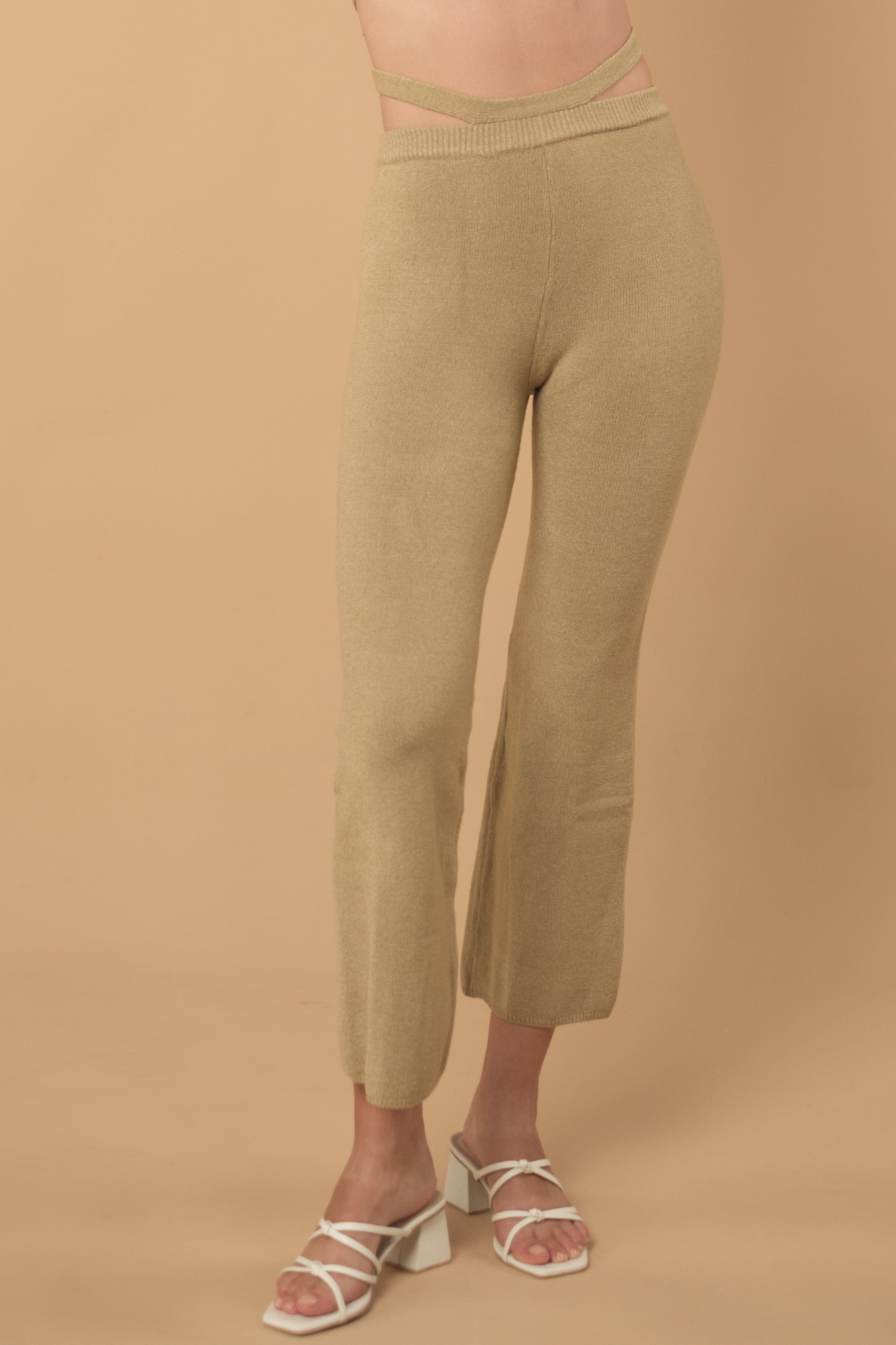 Beryl Knit Long Pant - Woman Pants - LOST IN PARADISE