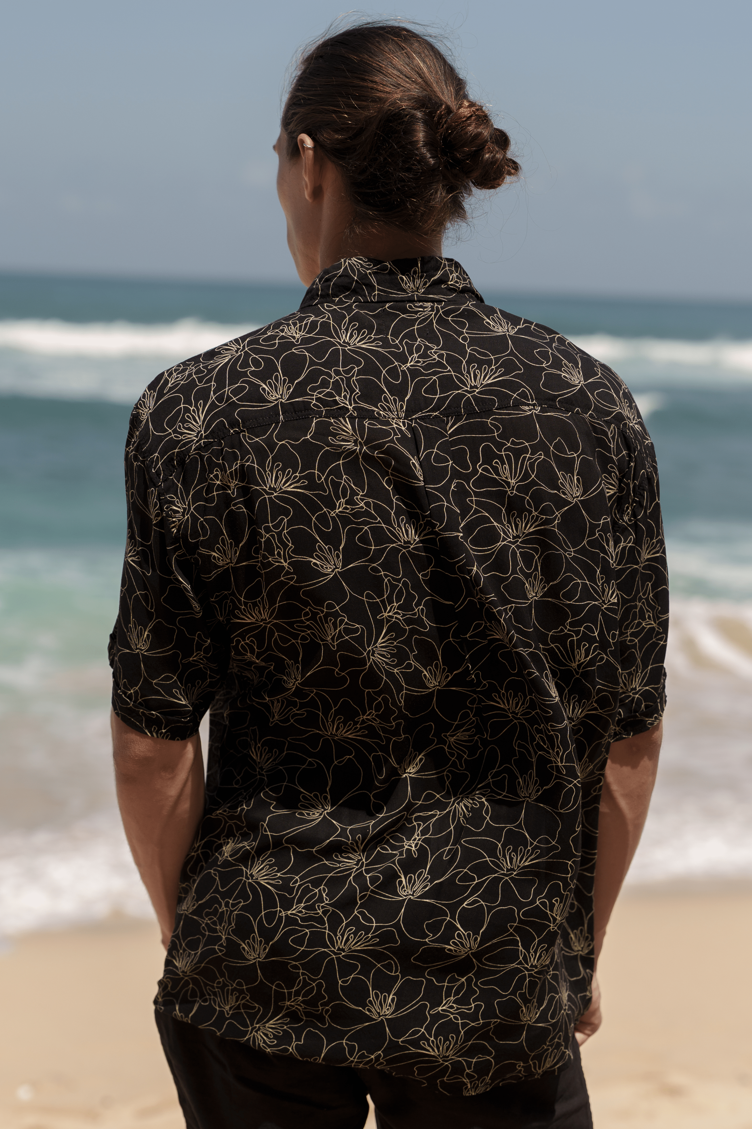 Flower Line Shirt - Man Shirt - LOST IN PARADISE