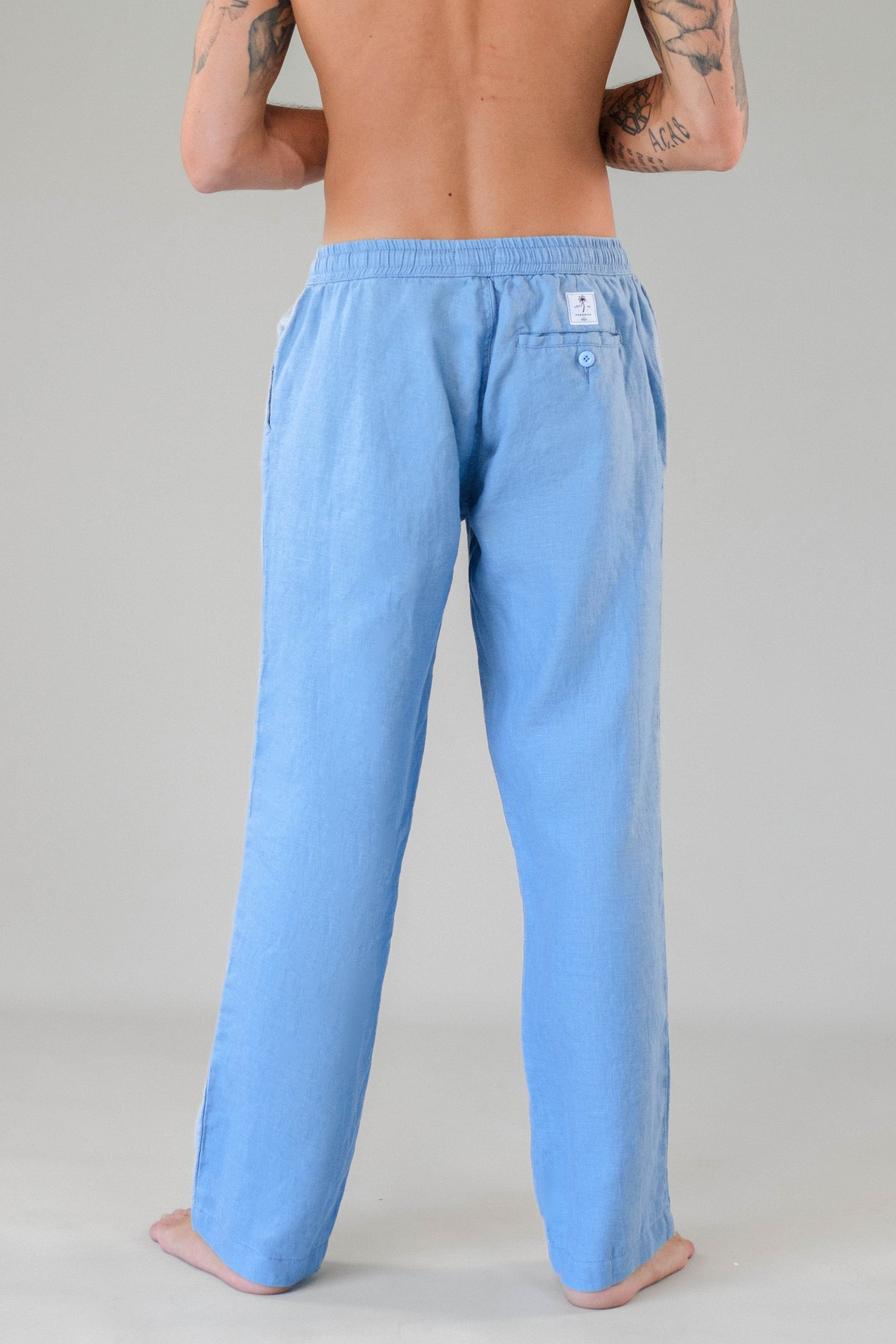 Linen Pant - Mens Long Pants - LOST IN PARADISE