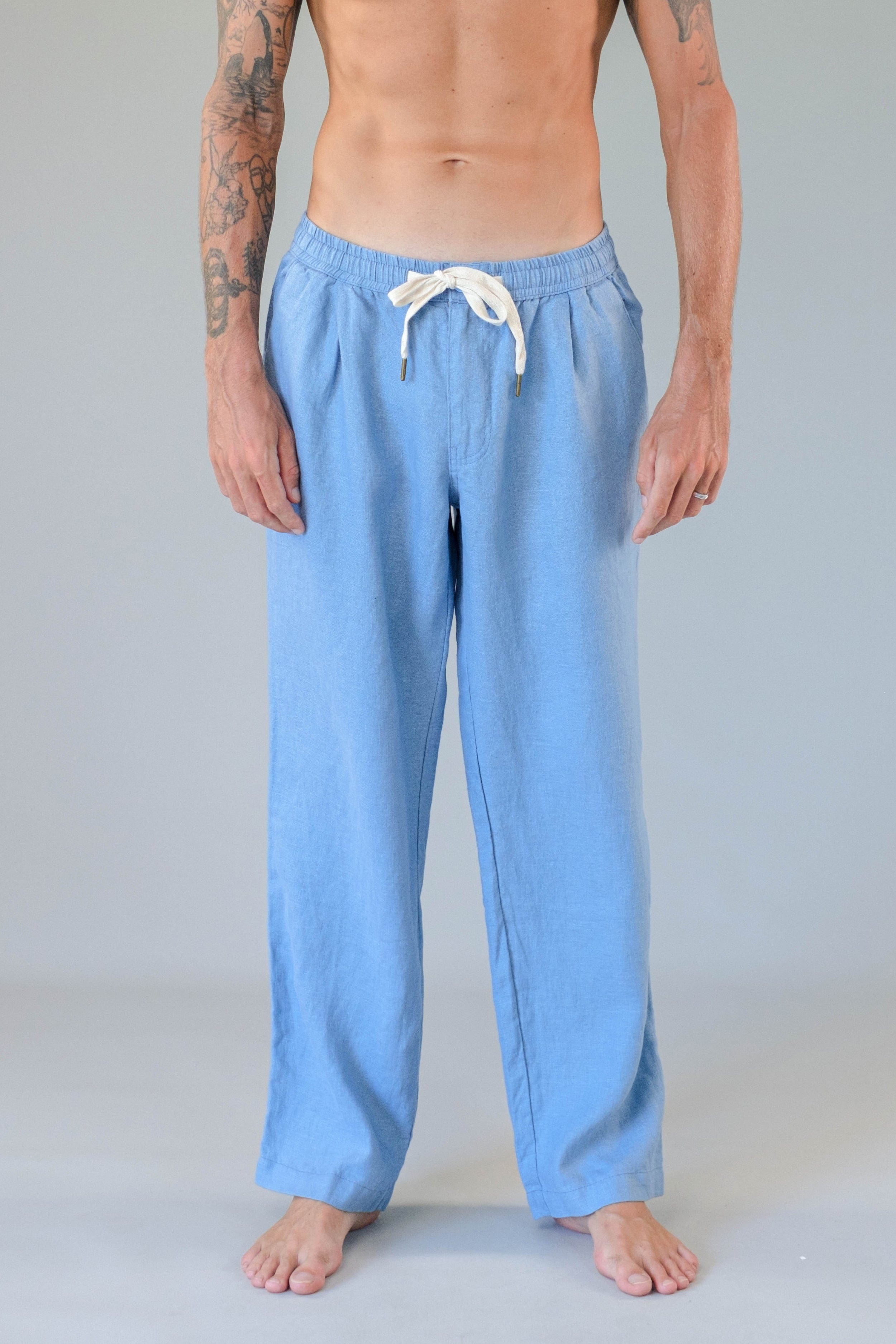 Linen Pant - Mens Long Pants - LOST IN PARADISE