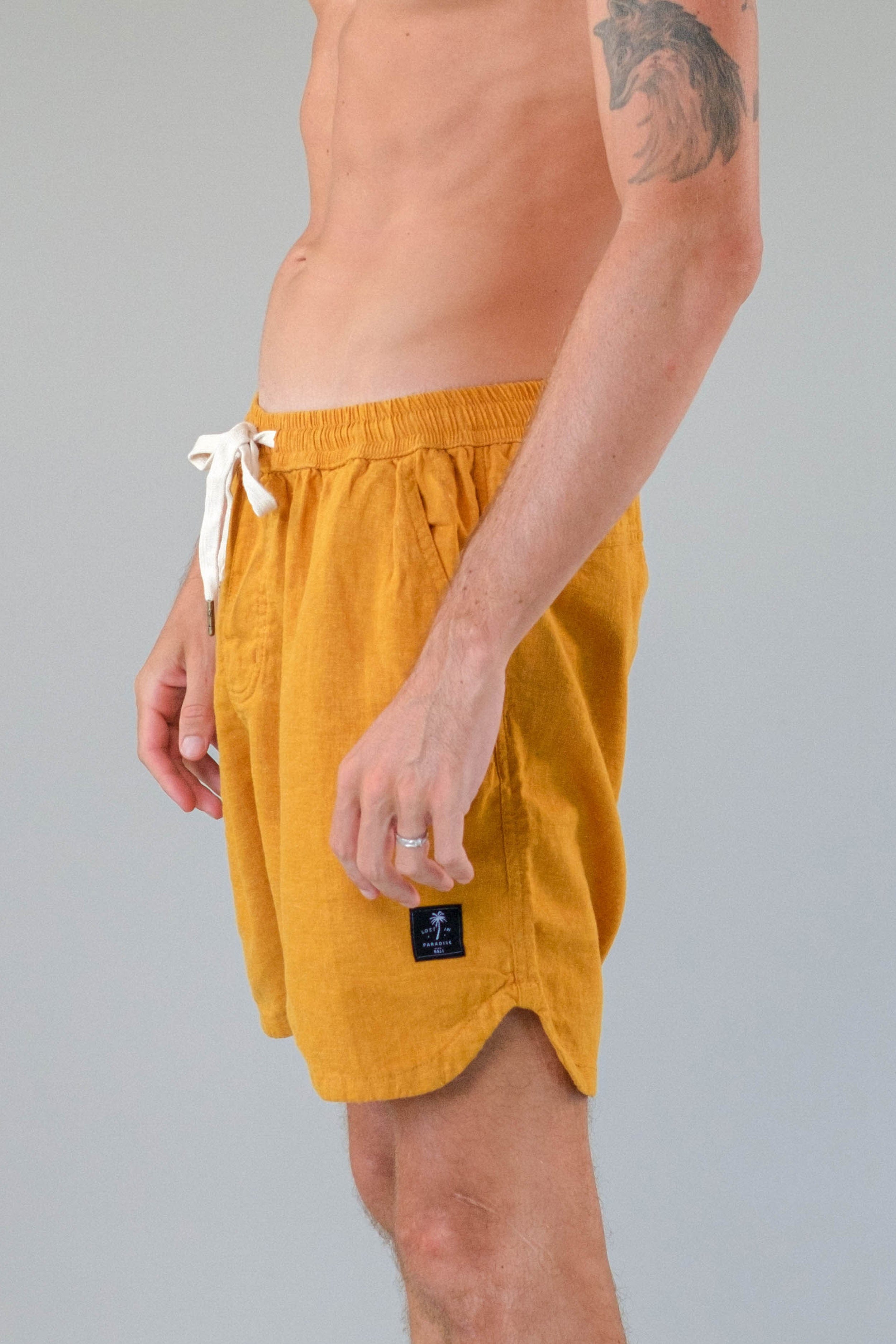 Linen 22 Short - Man Short - LOST IN PARADISE