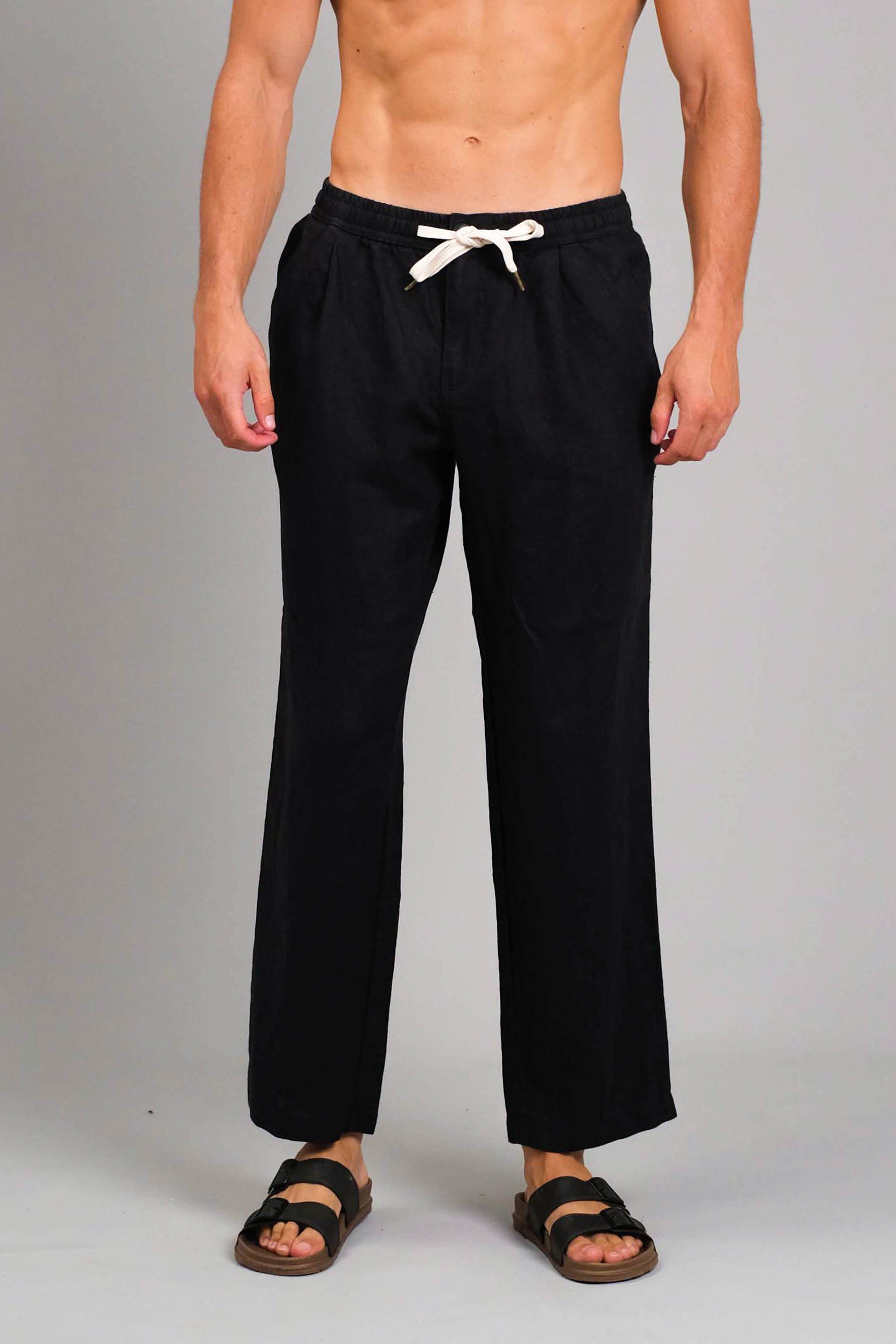 Linen Pant - Mens Long Pants - LOST IN PARADISE