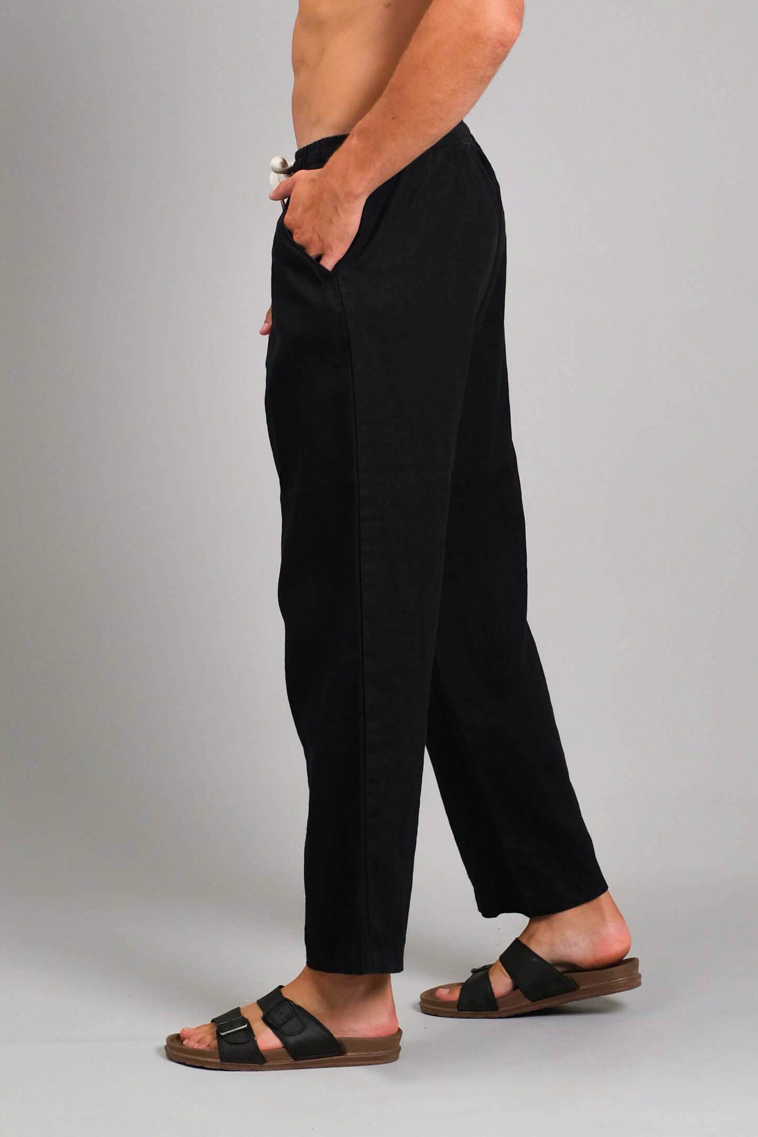 Linen Pant - Mens Long Pants - LOST IN PARADISE