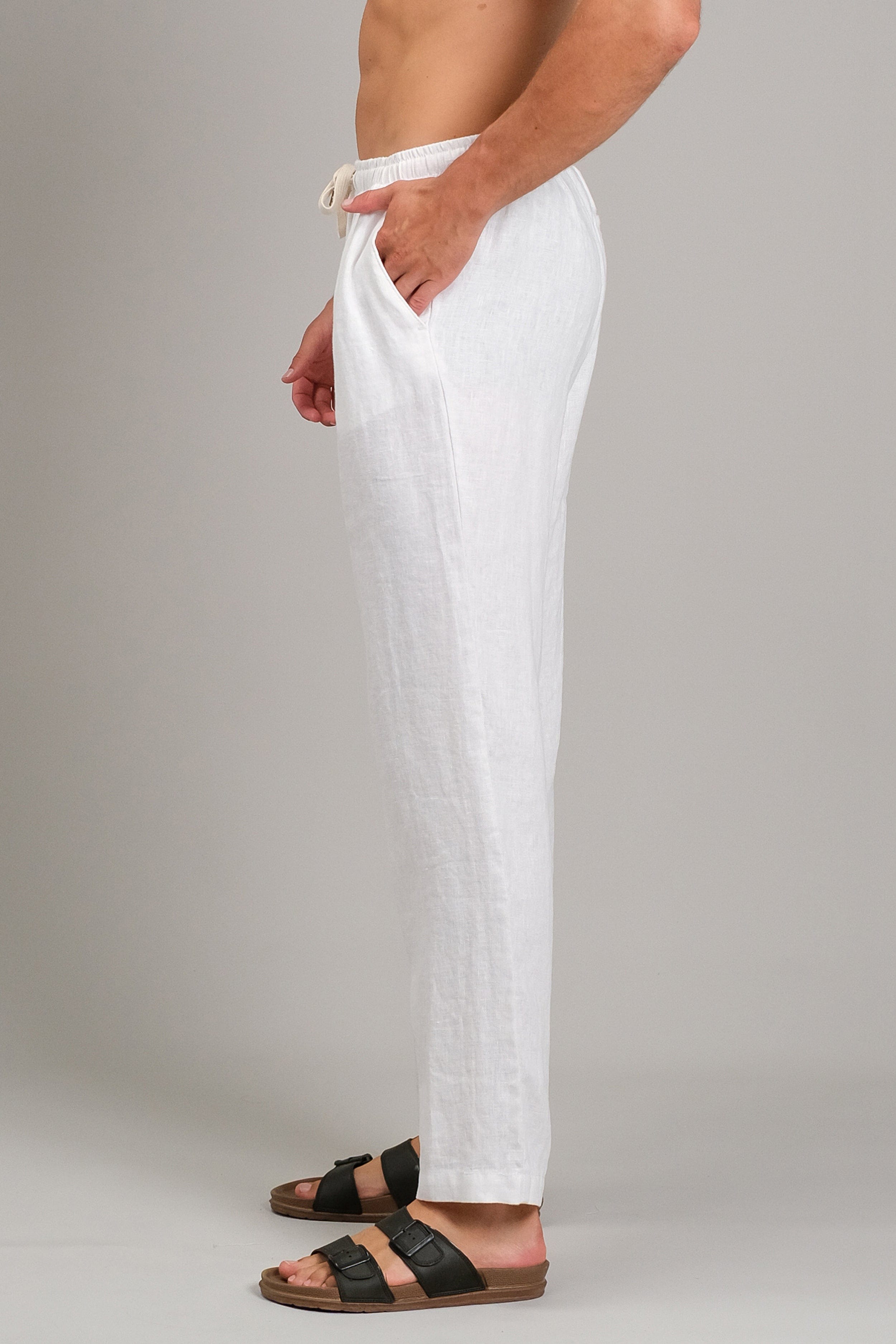 Linen Pant - Mens Long Pants - LOST IN PARADISE