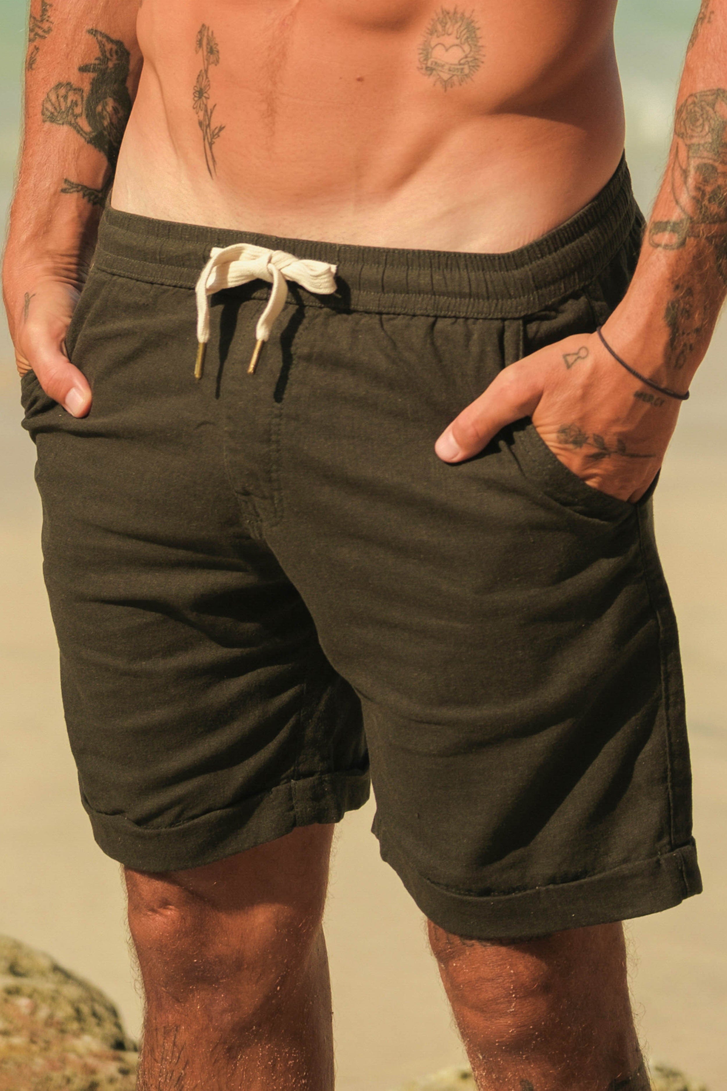 Linen Short - Man Short - LOST IN PARADISE
