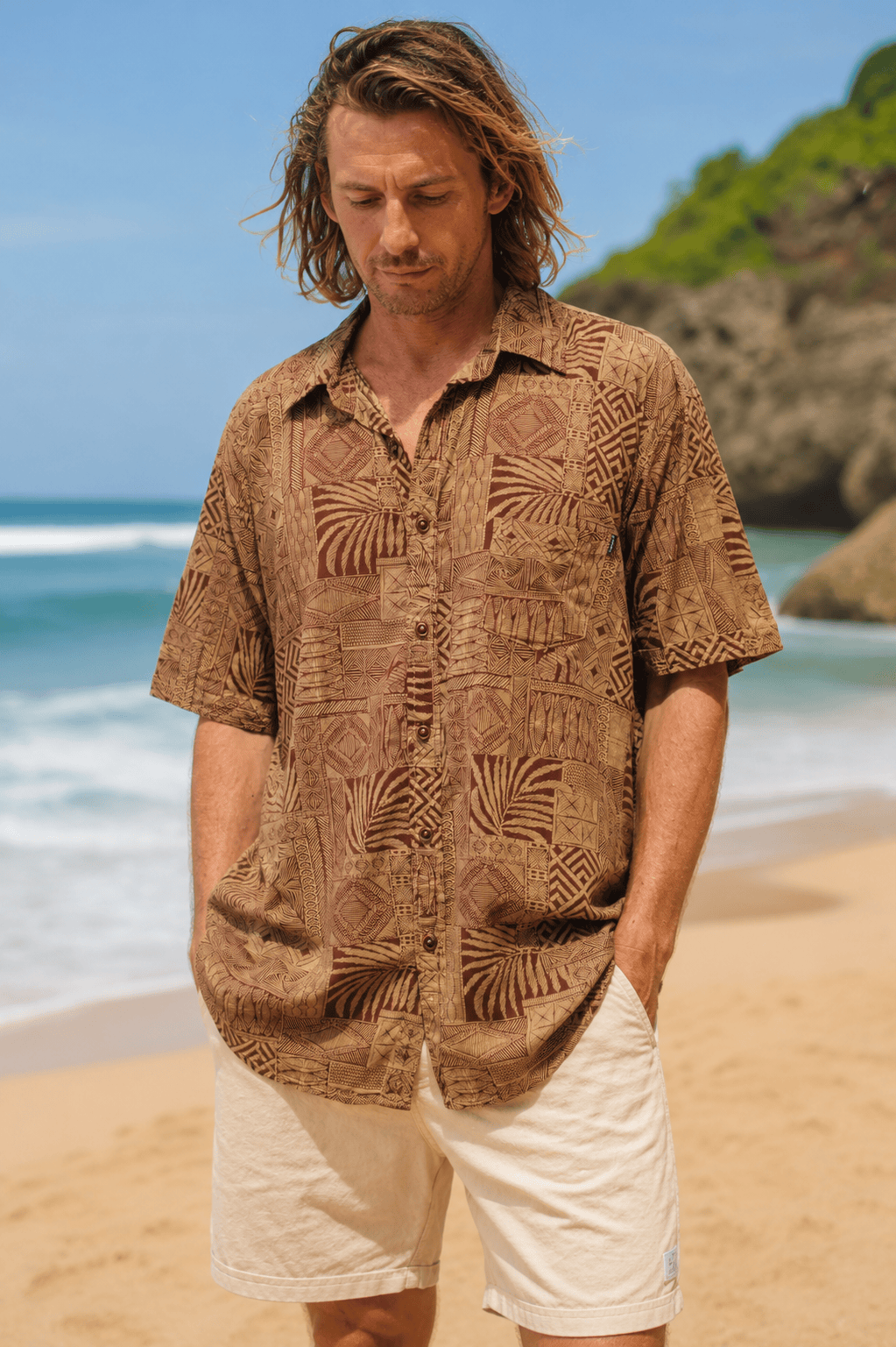 Living Stone Shirt - Man Shirt - LOST IN PARADISE