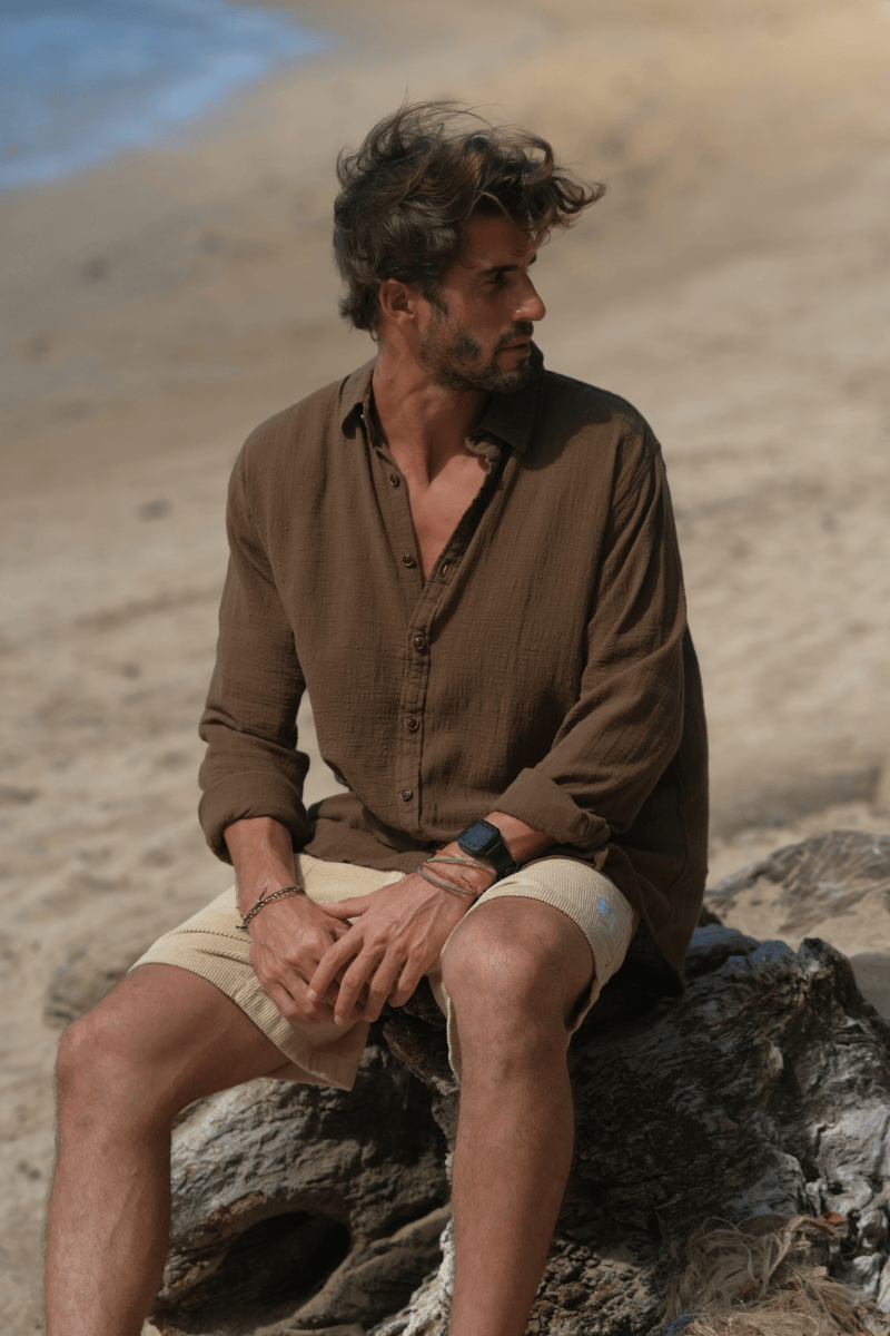 Moss Shirt Ls - Man Shirt - LOST IN PARADISE
