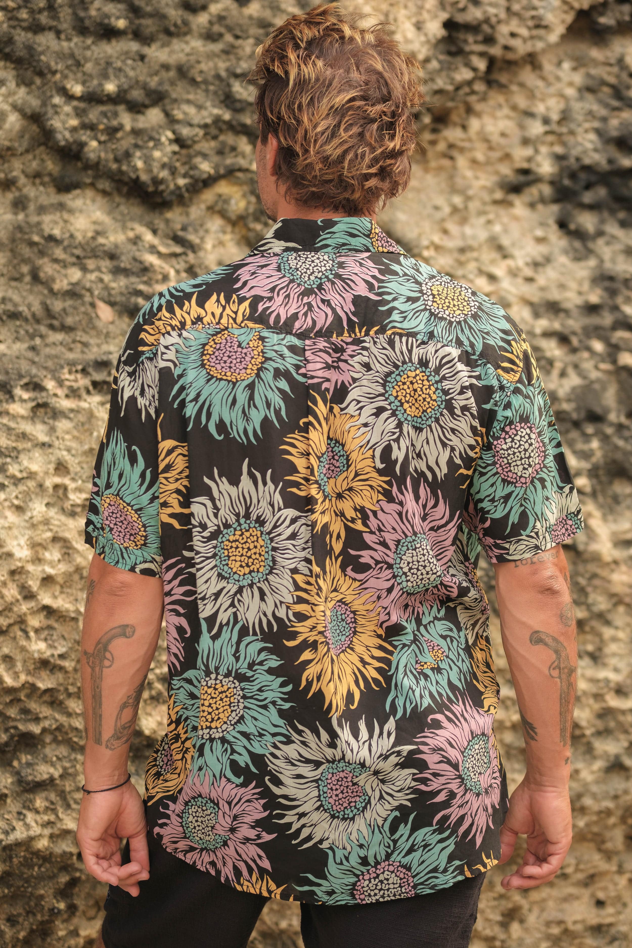 Multi Flower Shirt - Man Shirt - LOST IN PARADISE