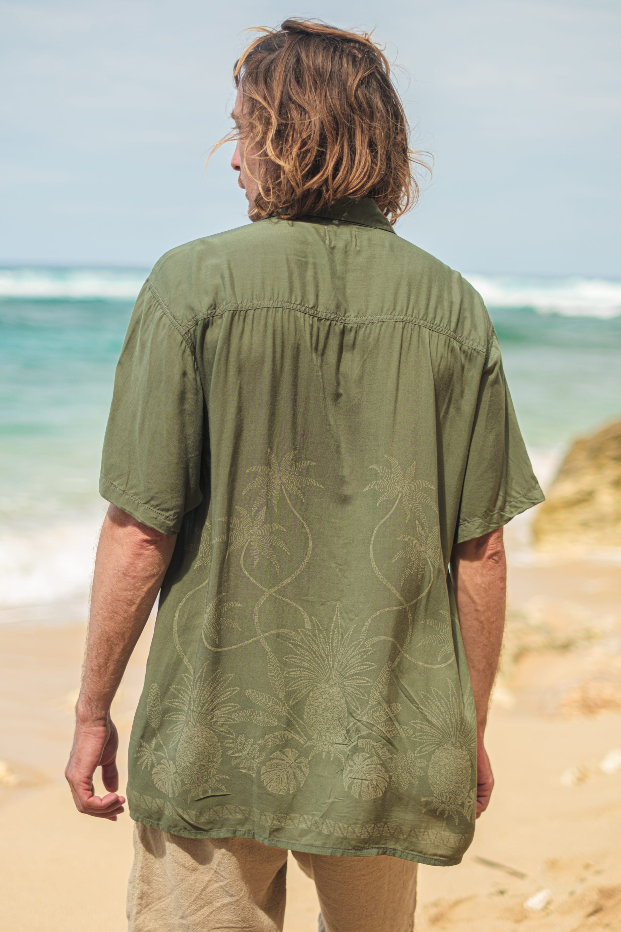 Nanas Line Shirt - Man Shirt - LOST IN PARADISE