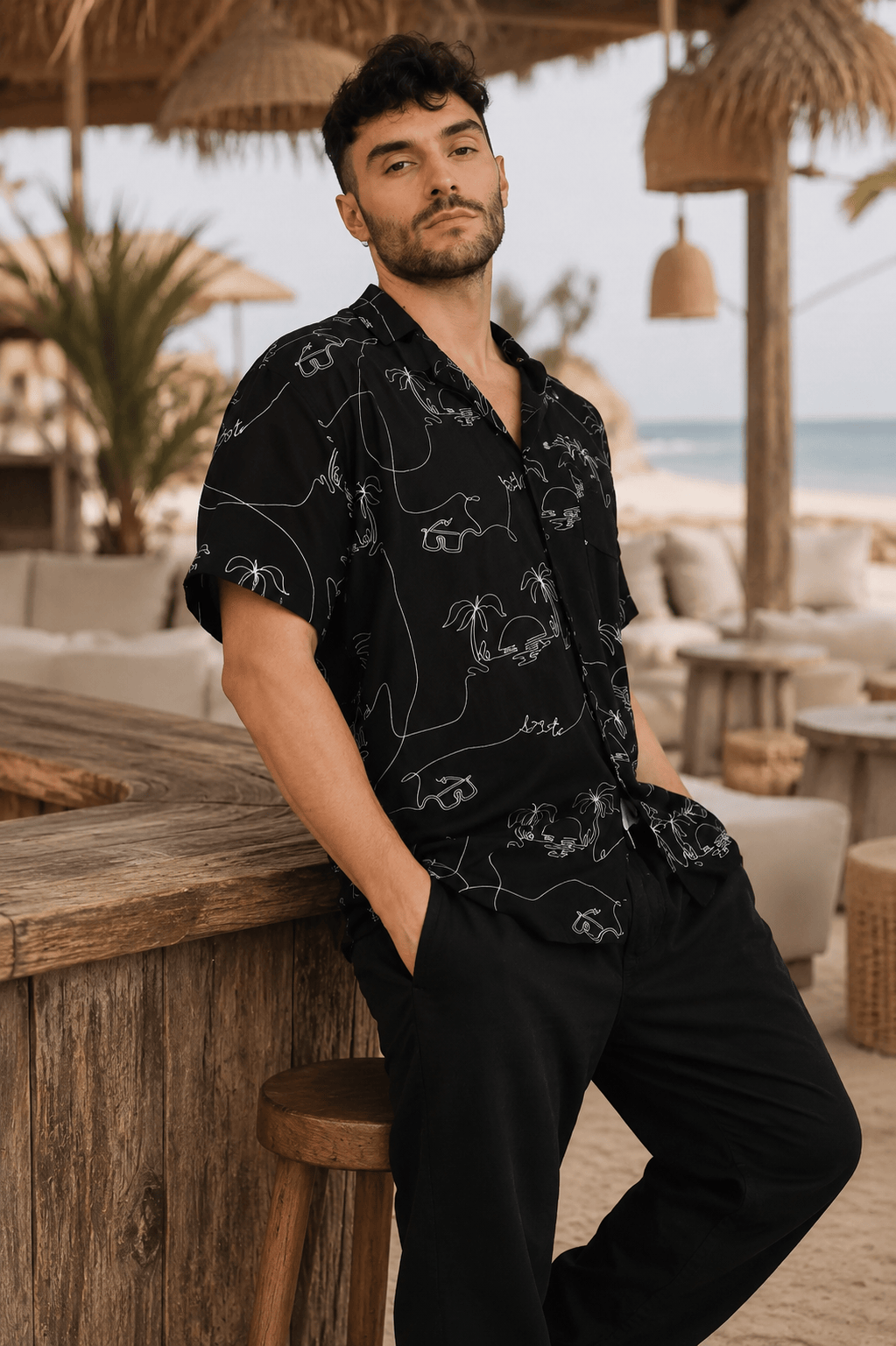 Paradise Line Shirt - Man Shirt - LOST IN PARADISE