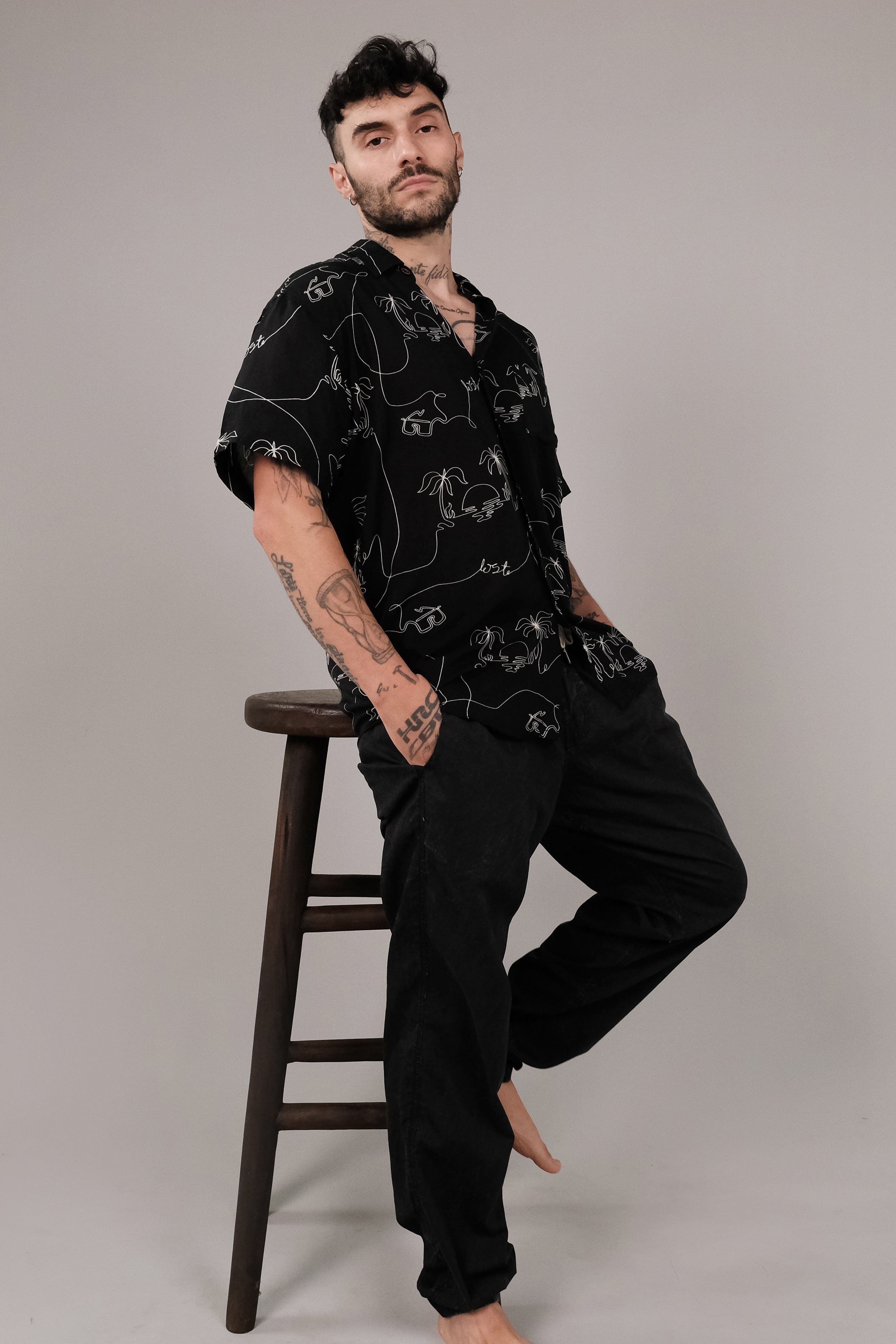 Paradise Line Shirt - Man Shirt - LOST IN PARADISE