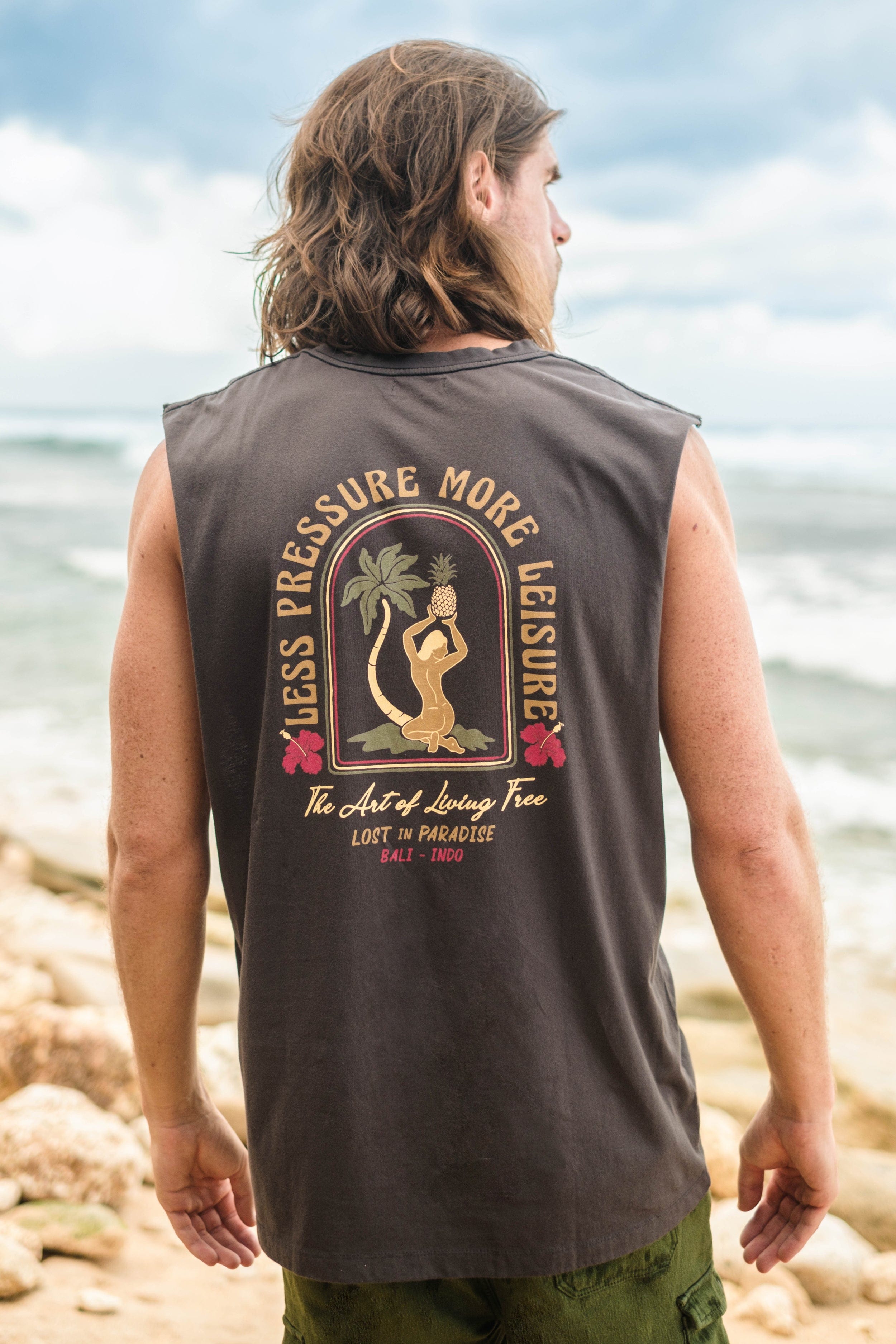 Sm Less Pressure - Man Singlet - LOST IN PARADISE