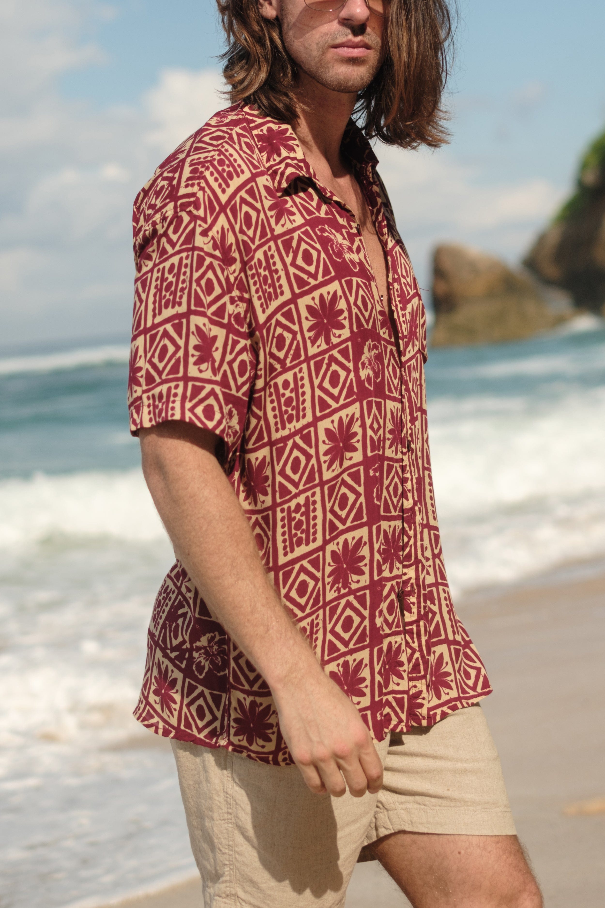 Waikiki Shirt - Man Shirt - LOST IN PARADISE