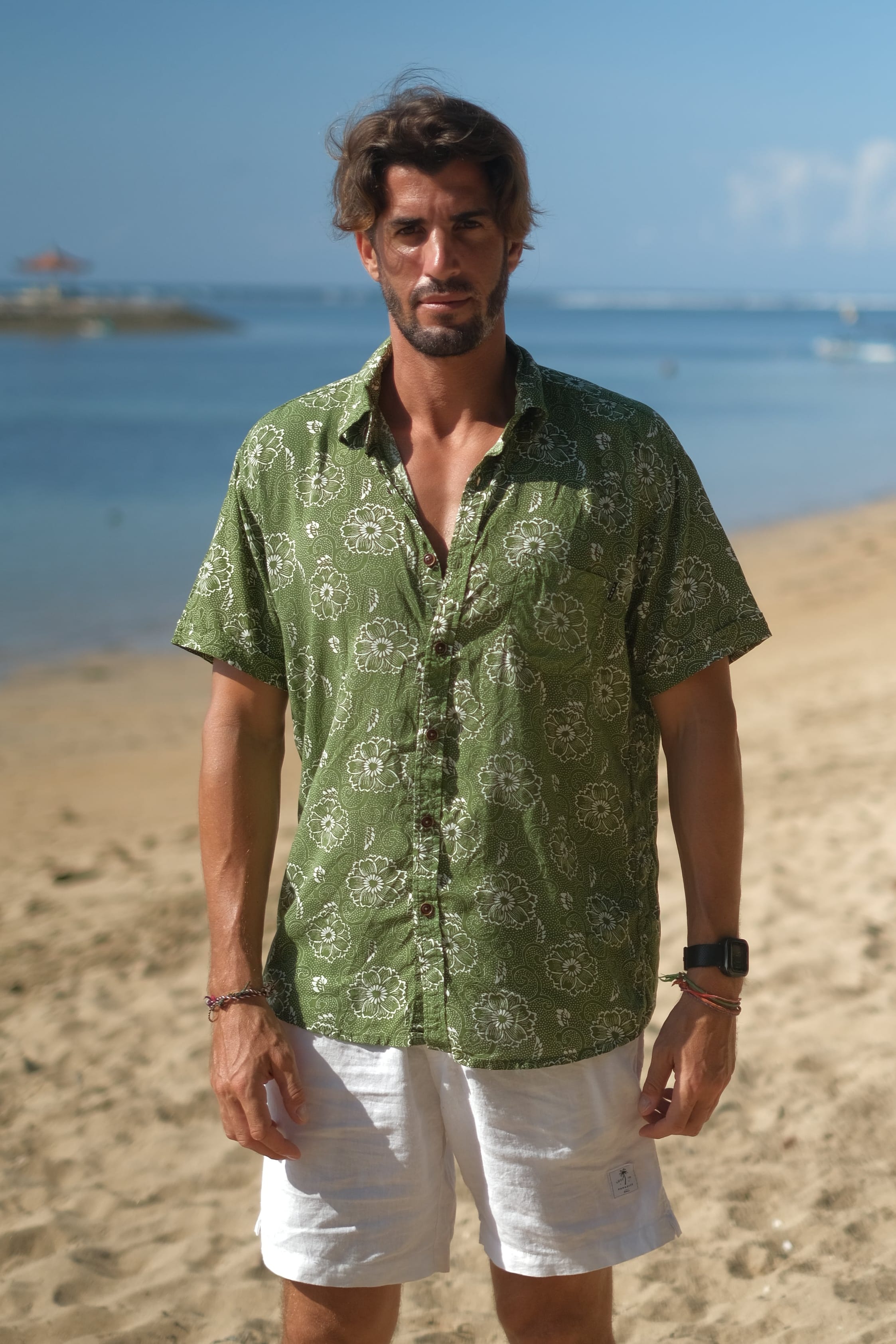 Shinto Flower Shirt - Man Shirt - LOST IN PARADISE