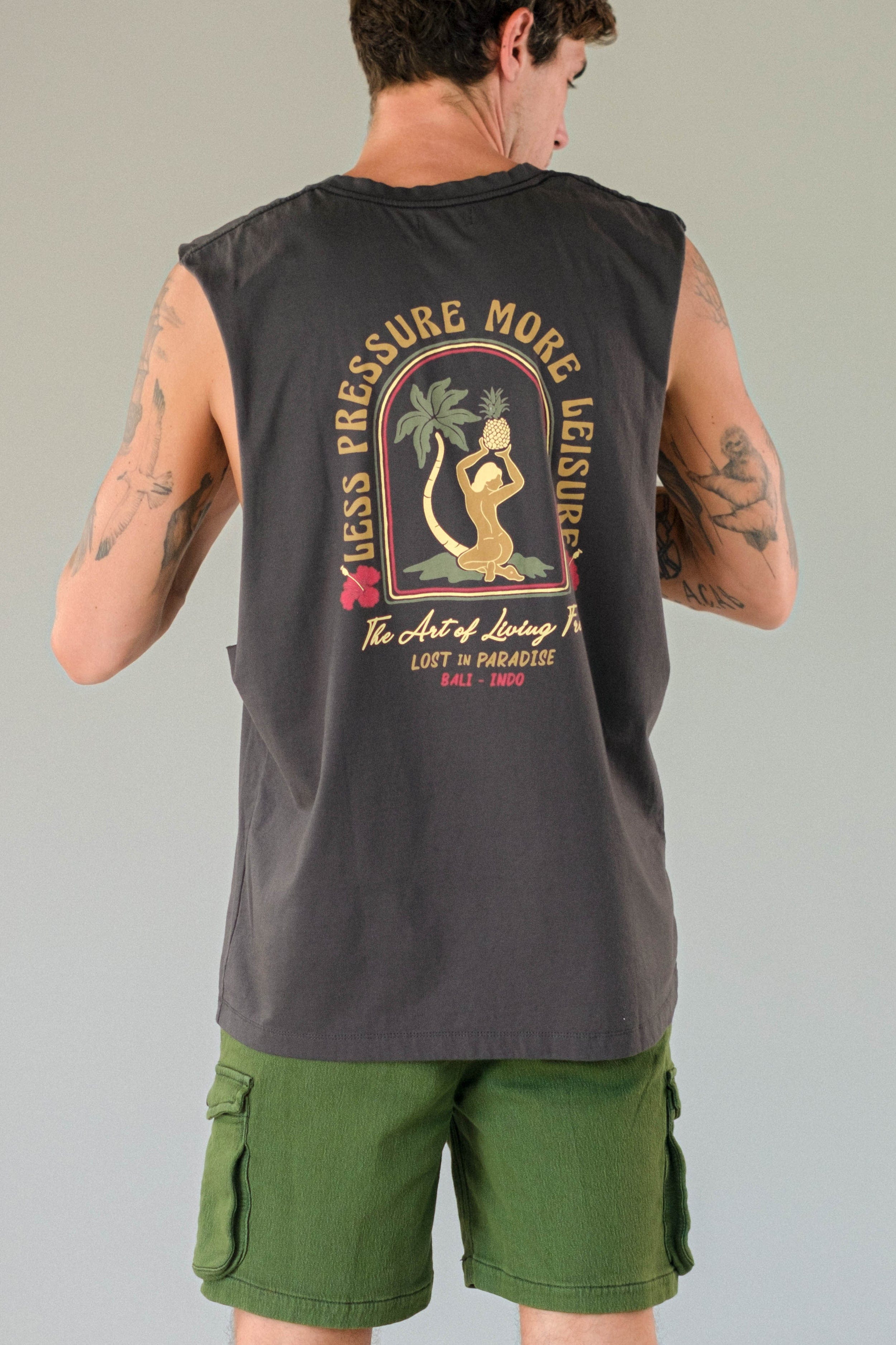 Sm Less Pressure - Man Singlet - LOST IN PARADISE