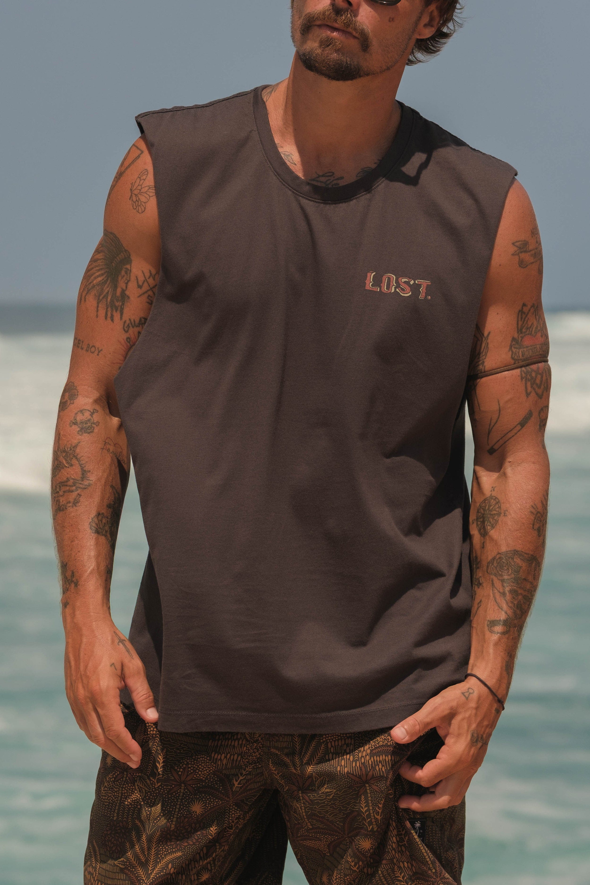 Sm Lost Lady Dance - Man Singlet - LOST IN PARADISE