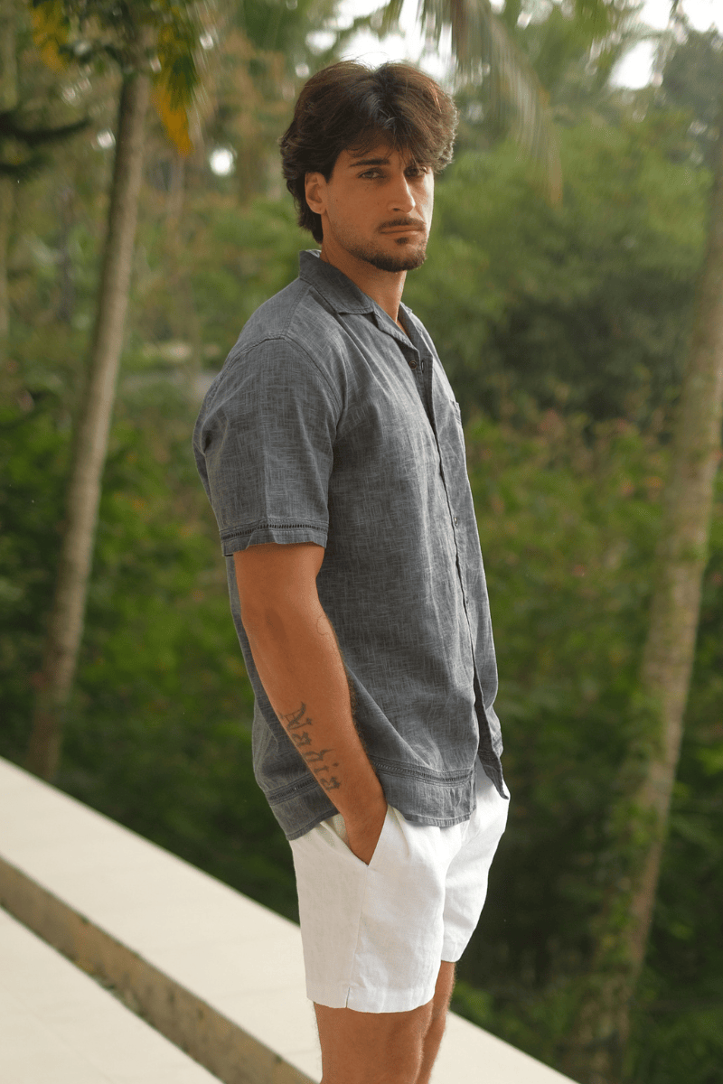 Trim Shirt - Man Shirt - LOST IN PARADISE