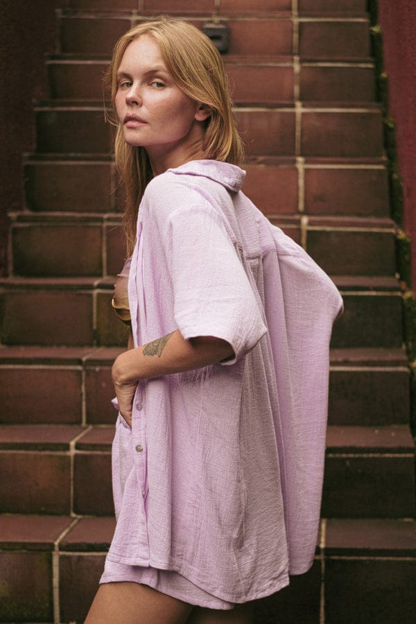 Everly Oversize Shirt - Woman Shirt - LOST IN PARADISE