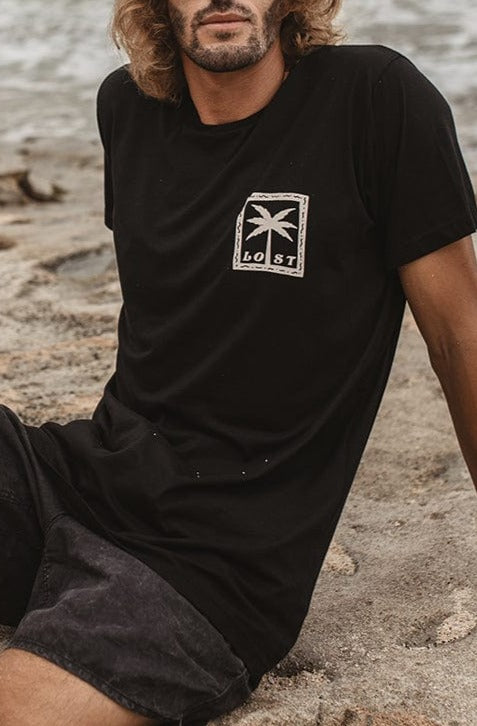 TS Dada Palm - Man T-Shirt - LOST IN PARADISE