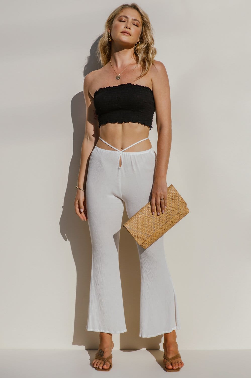 Nora Long Pant - Woman Pants - LOST IN PARADISE