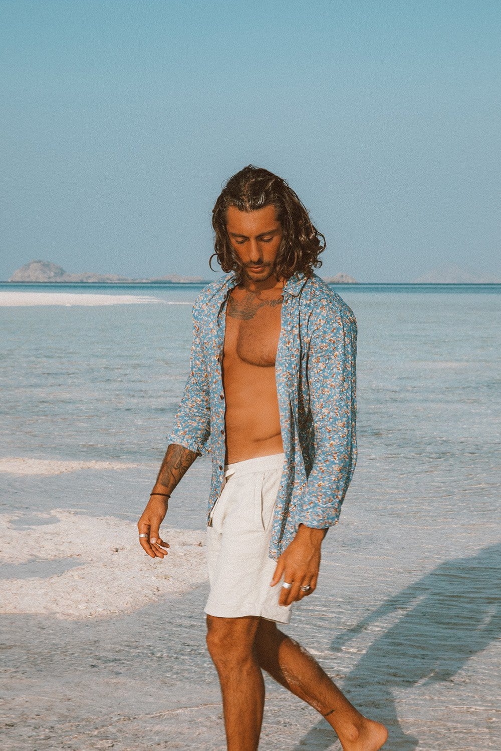 Linen Short - Man Short - LOST IN PARADISE