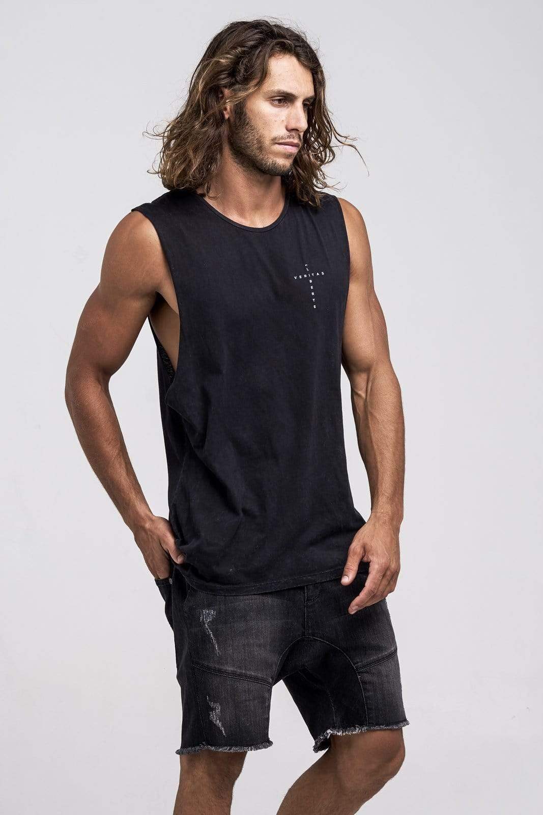 Lvm Imagination Reality - Mens Muscle Tank - VERITAS & LIBERTE