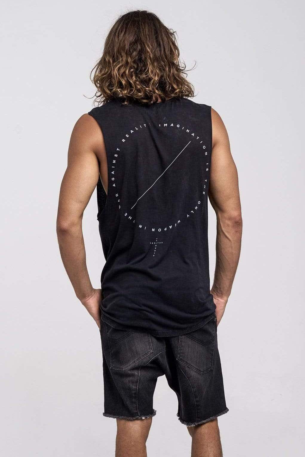 Lvm Imagination Reality - Mens Muscle Tank - VERITAS & LIBERTE