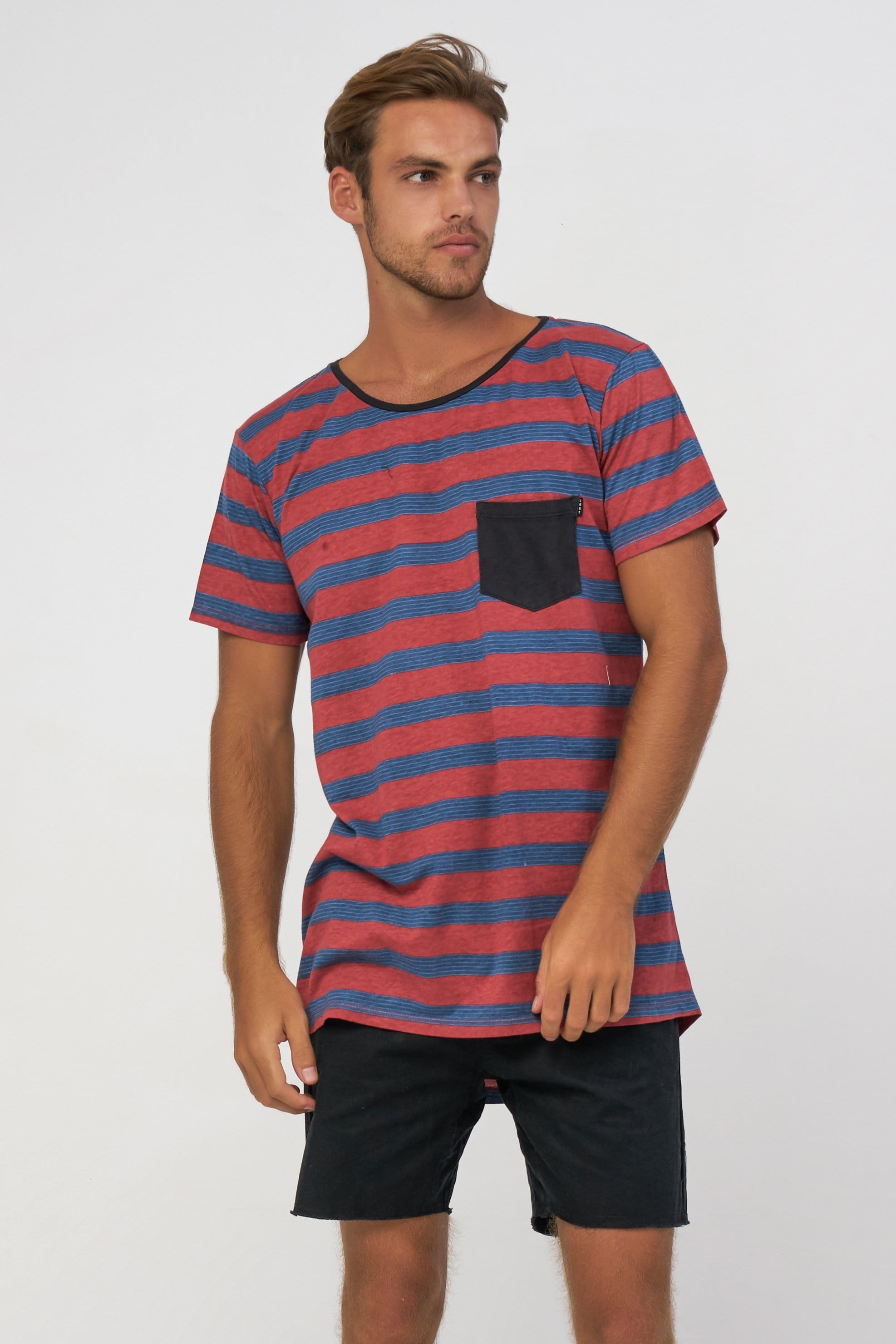 6 Stripe Tee - Man T-Shirt - LOST IN PARADISE