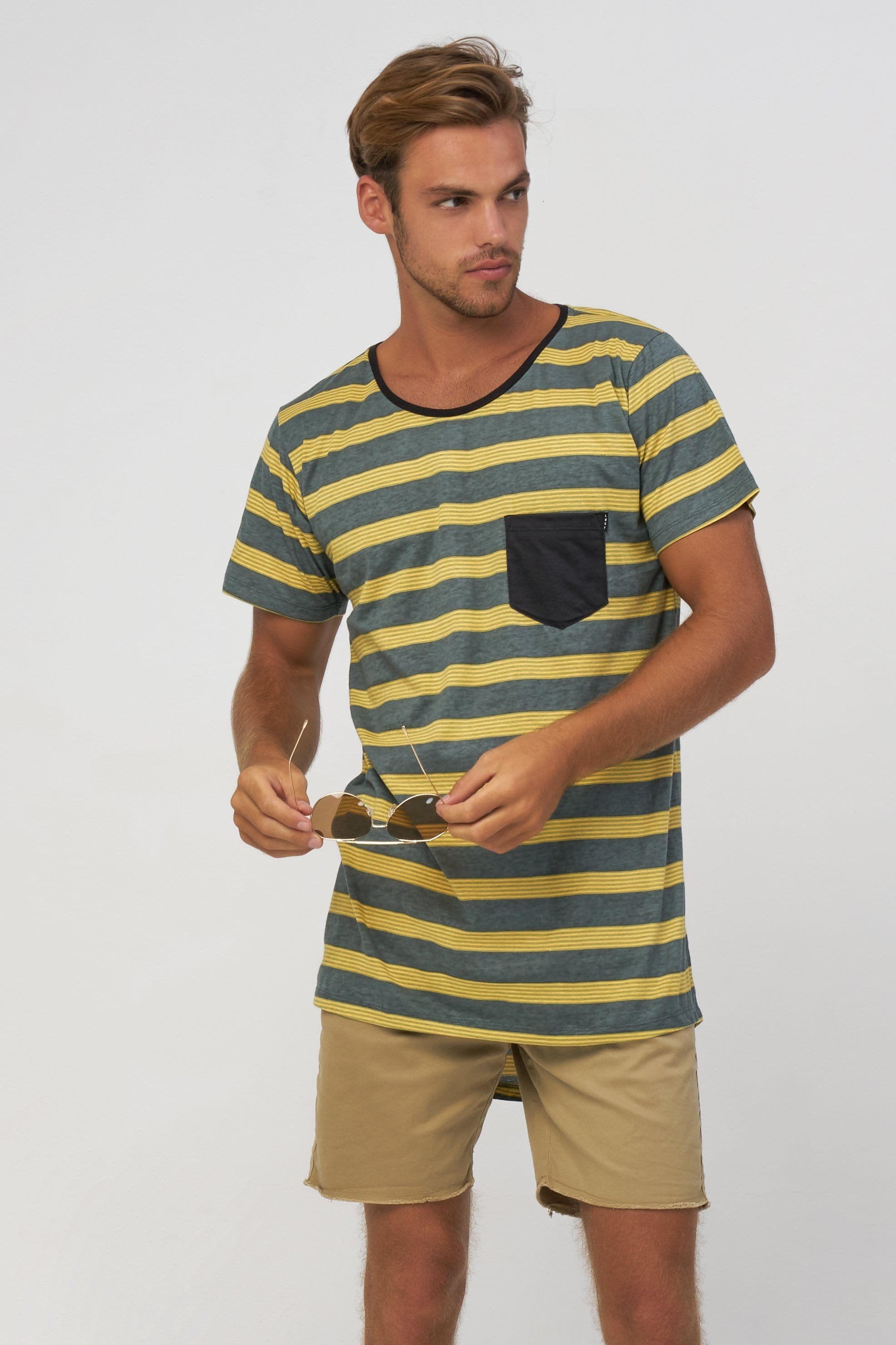 6 Stripe Tee - Man T-Shirt - LOST IN PARADISE
