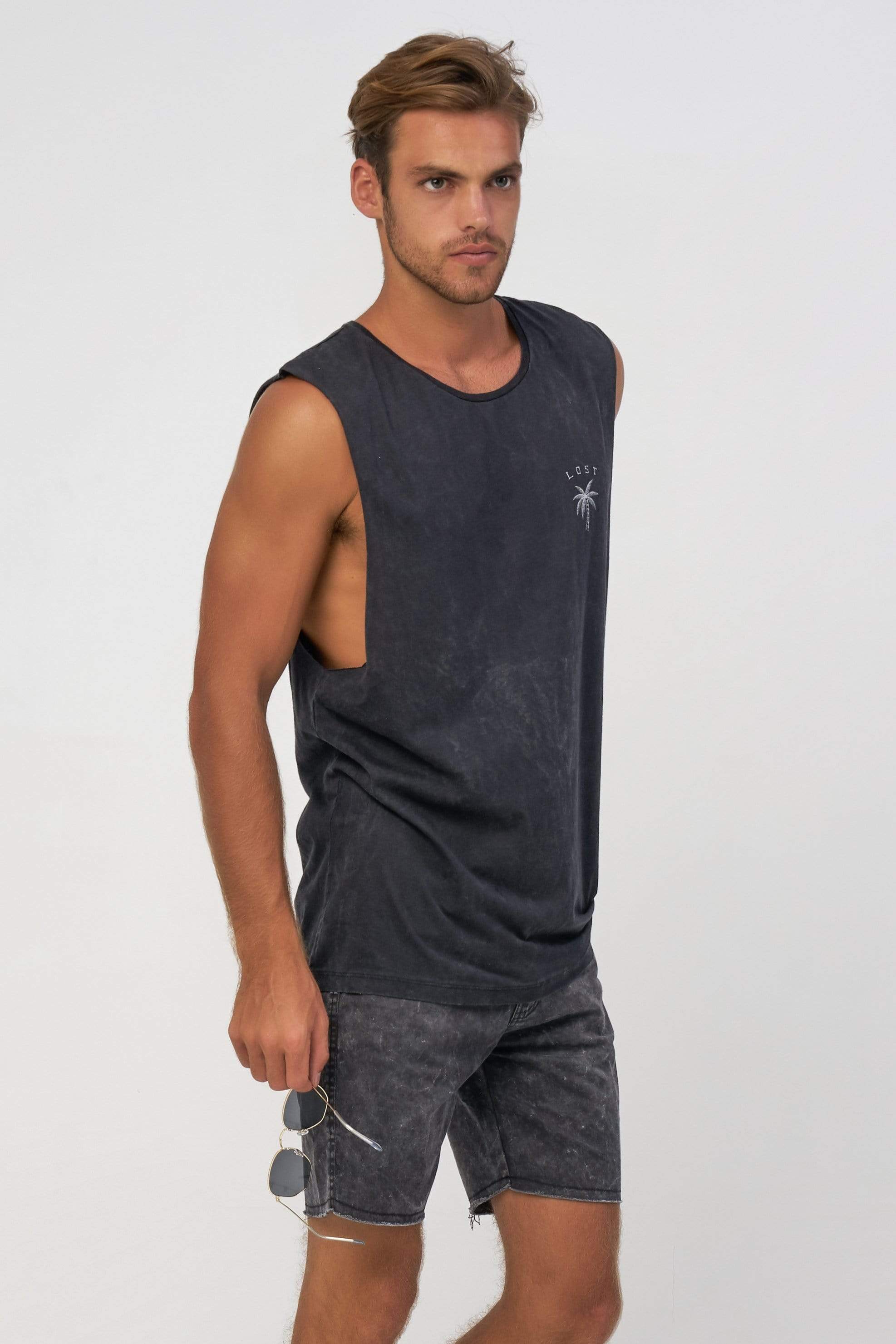 Sm Lost Yeew - Man Singlet - LOST IN PARADISE