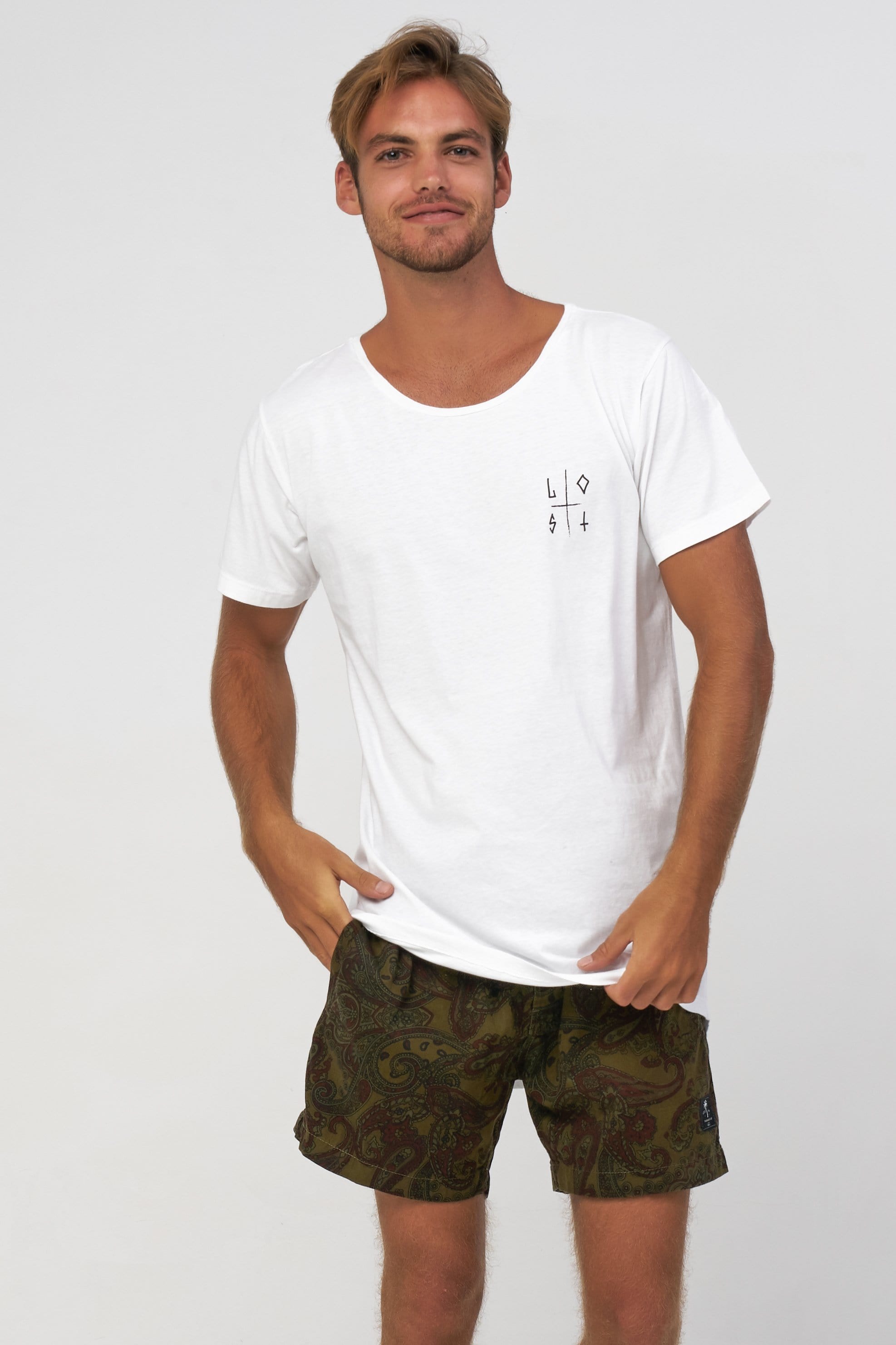 Ts Lost Retro - Man T-Shirt - LOST IN PARADISE