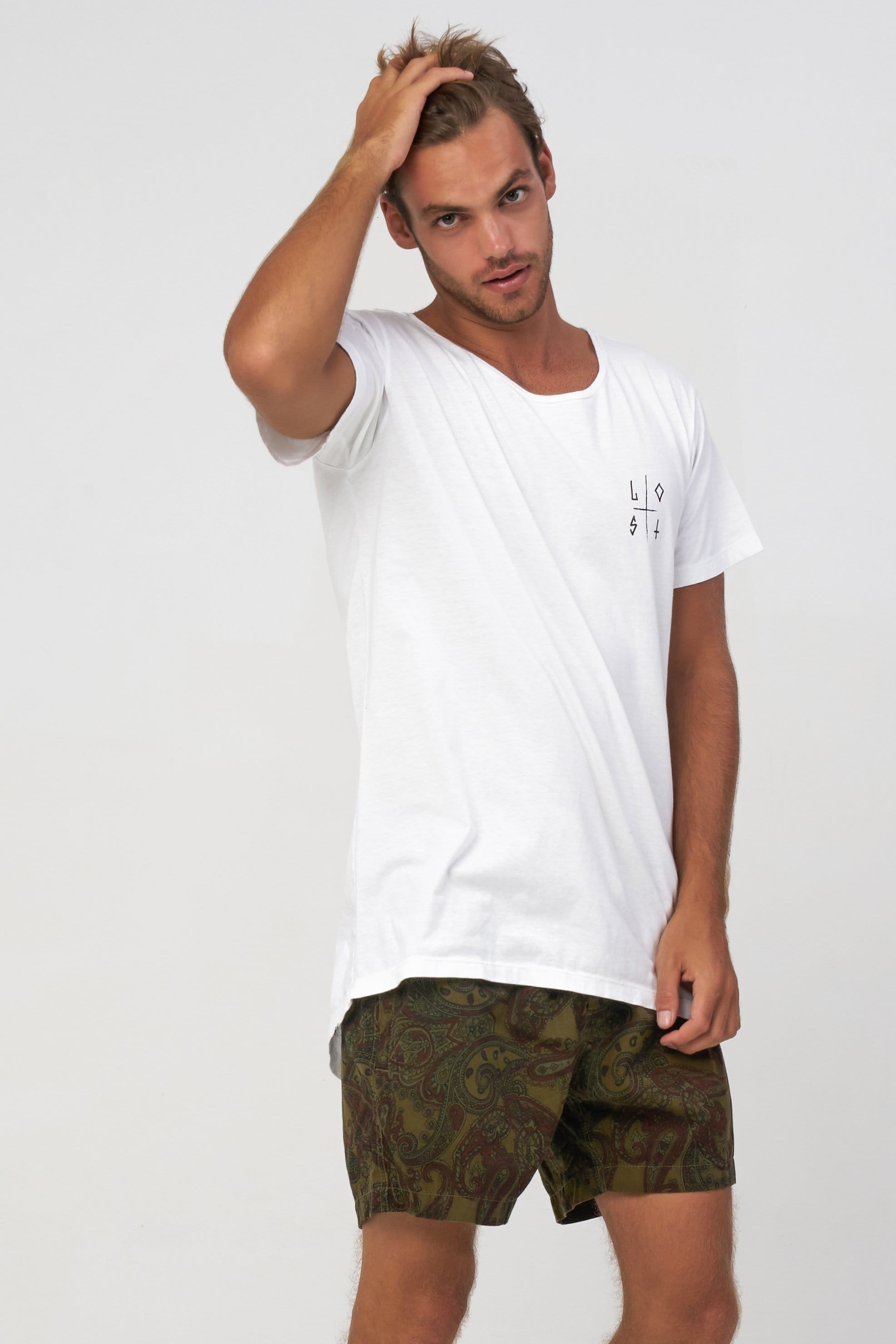 Ts Lost Retro - Man T-Shirt - LOST IN PARADISE