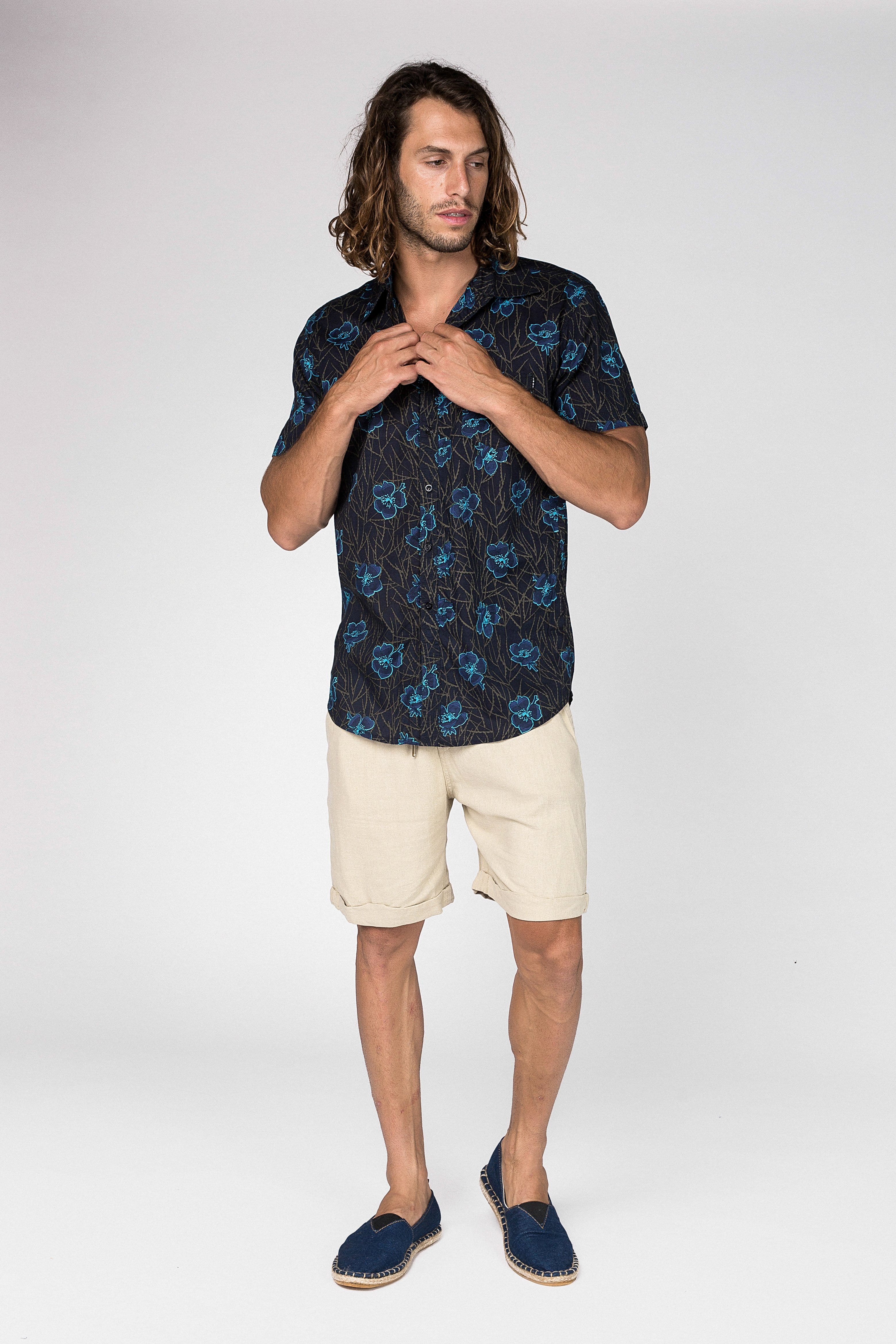 Electric Bloom Shirt - Man Shirt - LOST IN PARADISE