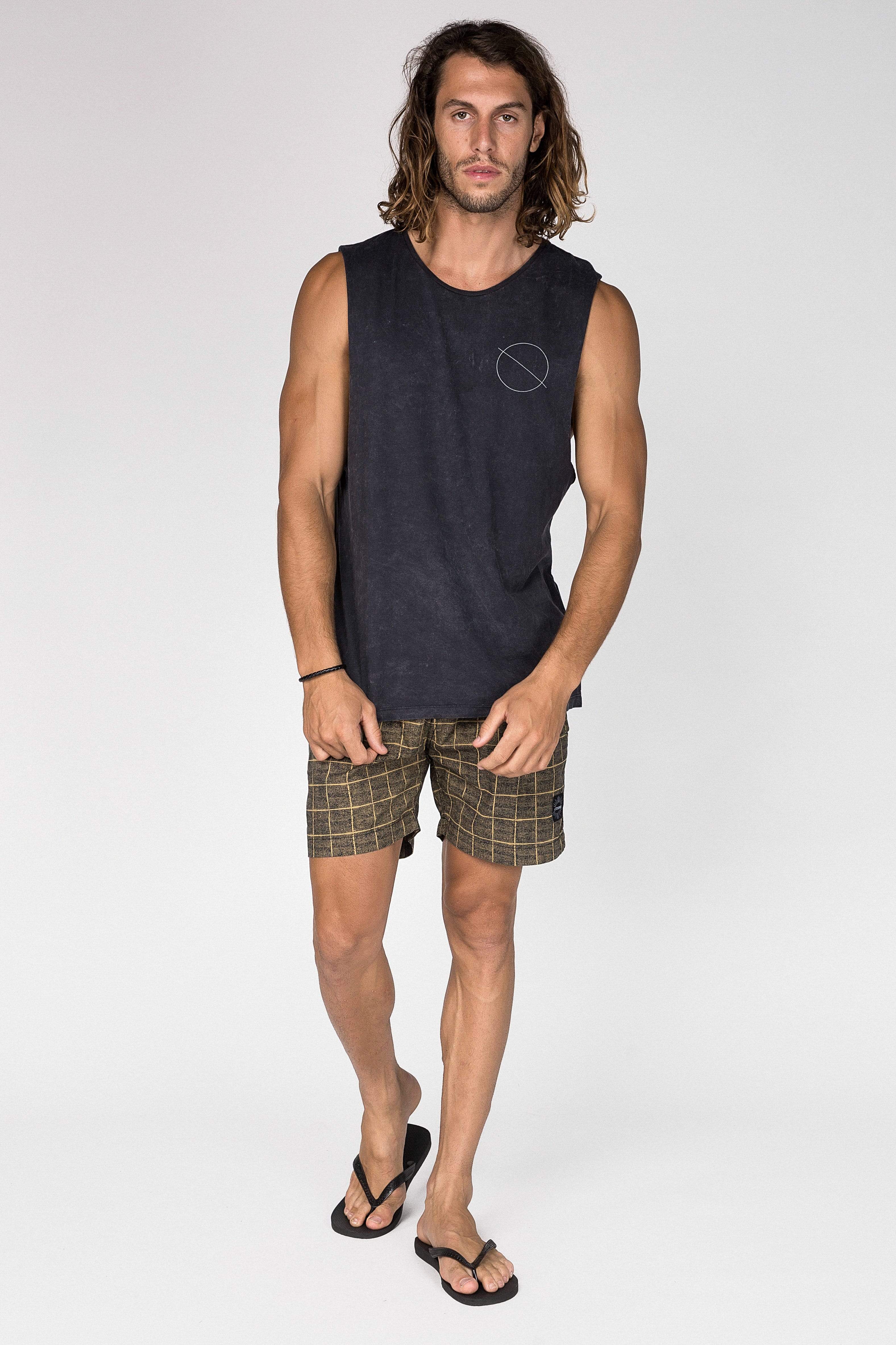 Lvm Without Truth Circle - Mens Muscle Tank - VERITAS & LIBERTE