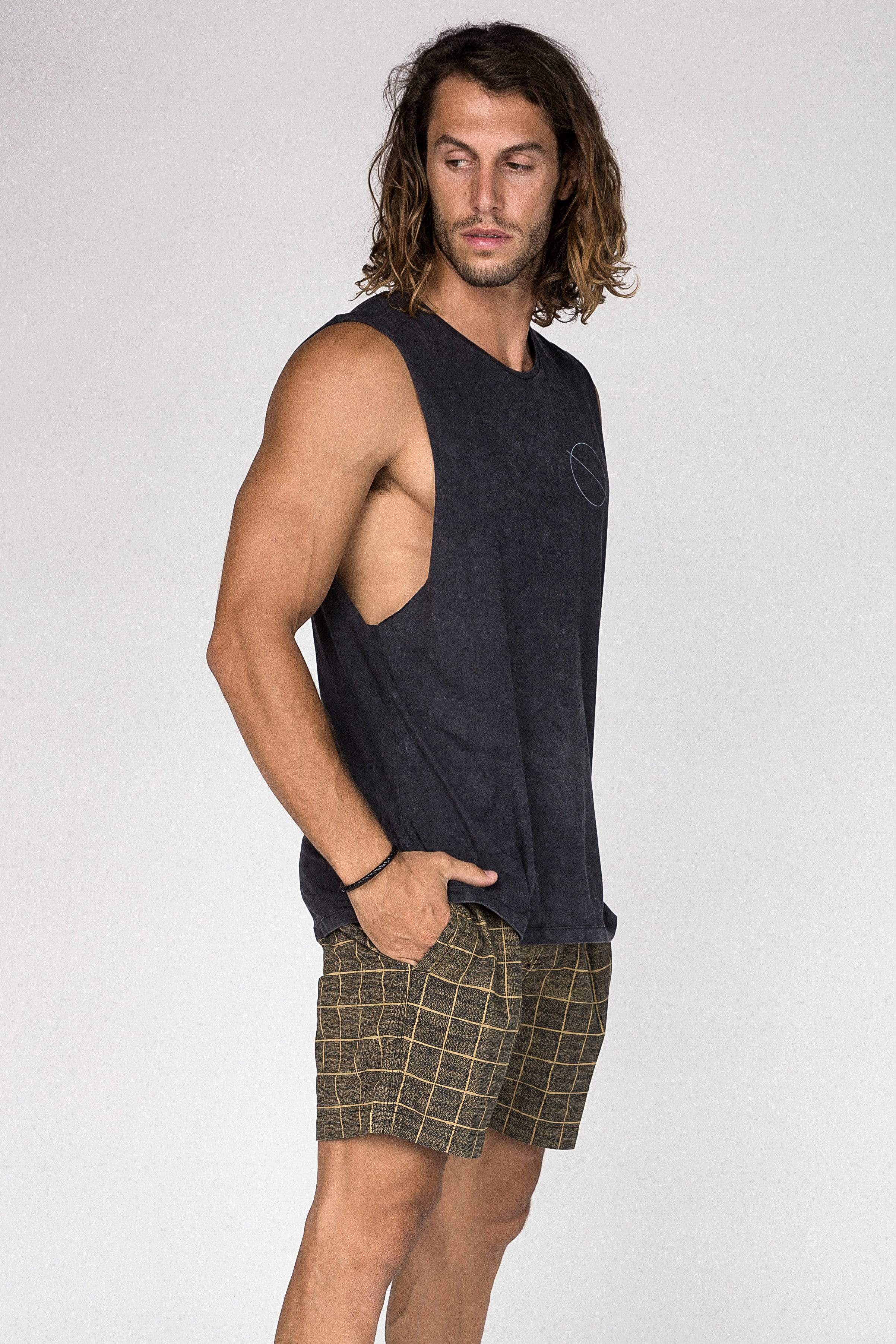 Lvm Without Truth Circle - Mens Muscle Tank - VERITAS & LIBERTE