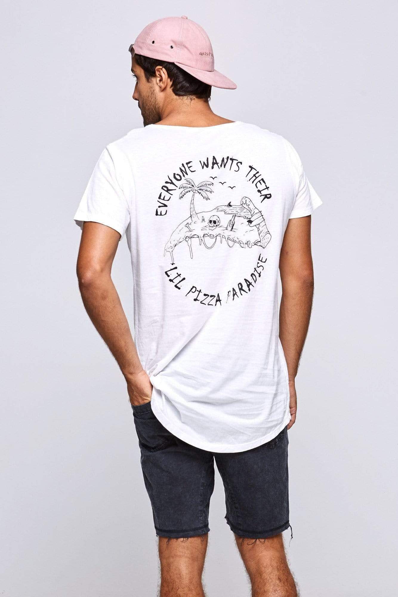 Ts Pizza Paradise - Man T-Shirt - LOST IN PARADISE