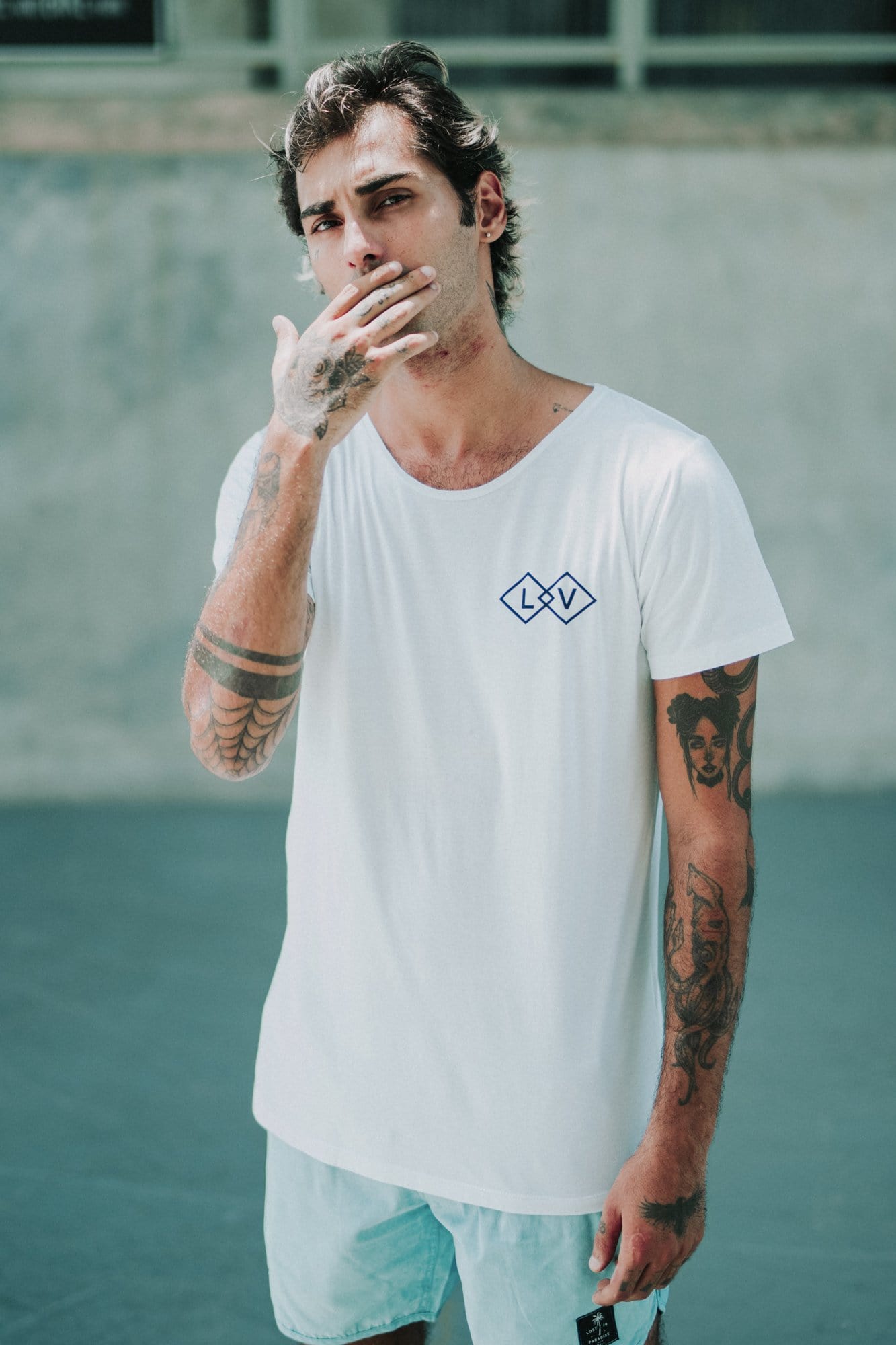 Lvt Lv Stripe - Man T-Shirt - VERITAS & LIBERTE