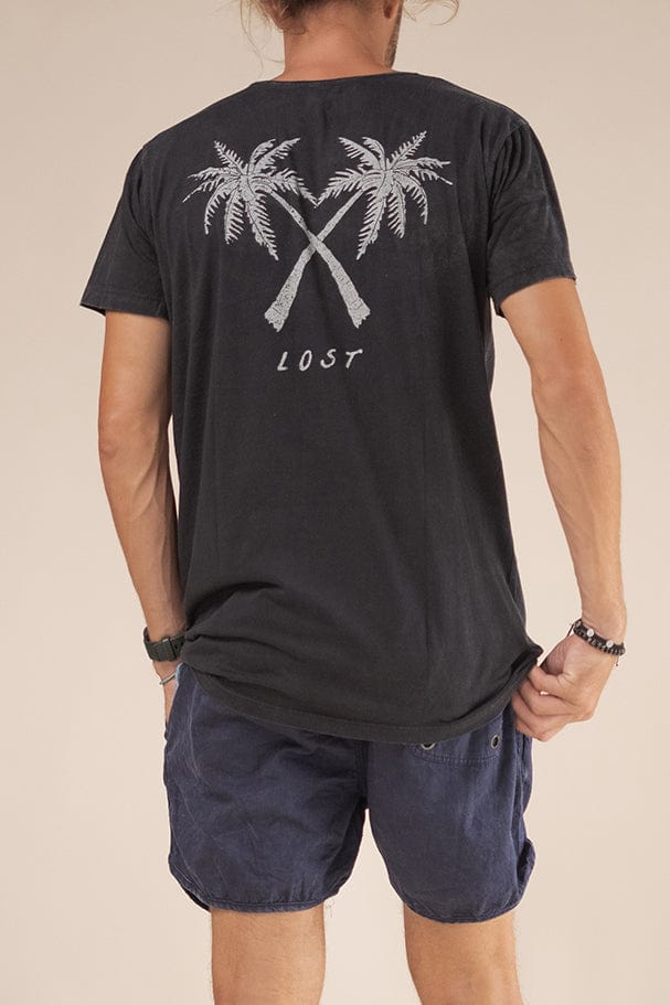 Ts Twin Palm - Man T-Shirt - LOST IN PARADISE
