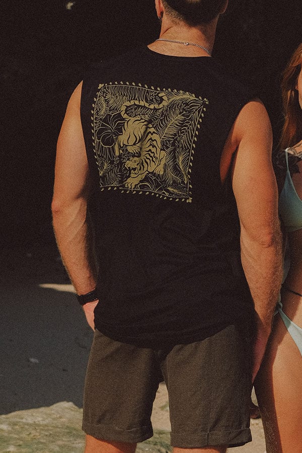 Sm Tiger - Man Singlet - LOST IN PARADISE