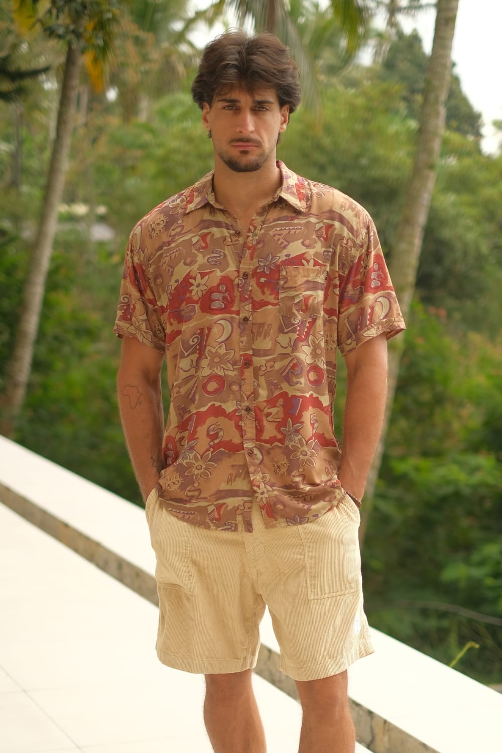 Abstract Shirt - Man Shirt - LOST IN PARADISE