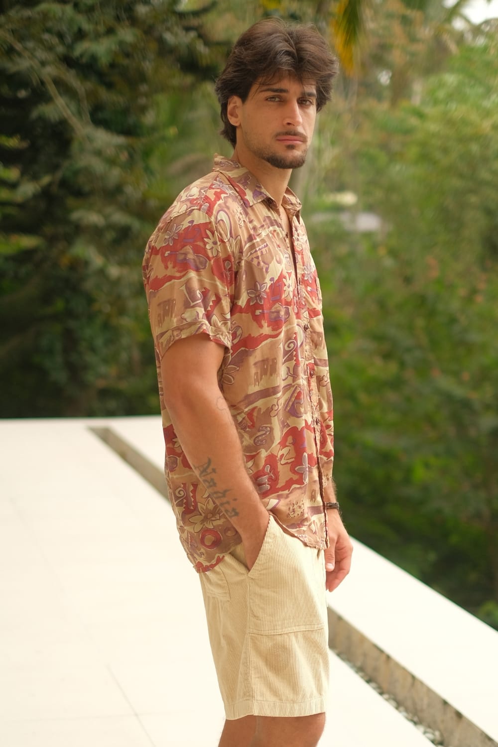 Abstract Shirt - Man Shirt - LOST IN PARADISE
