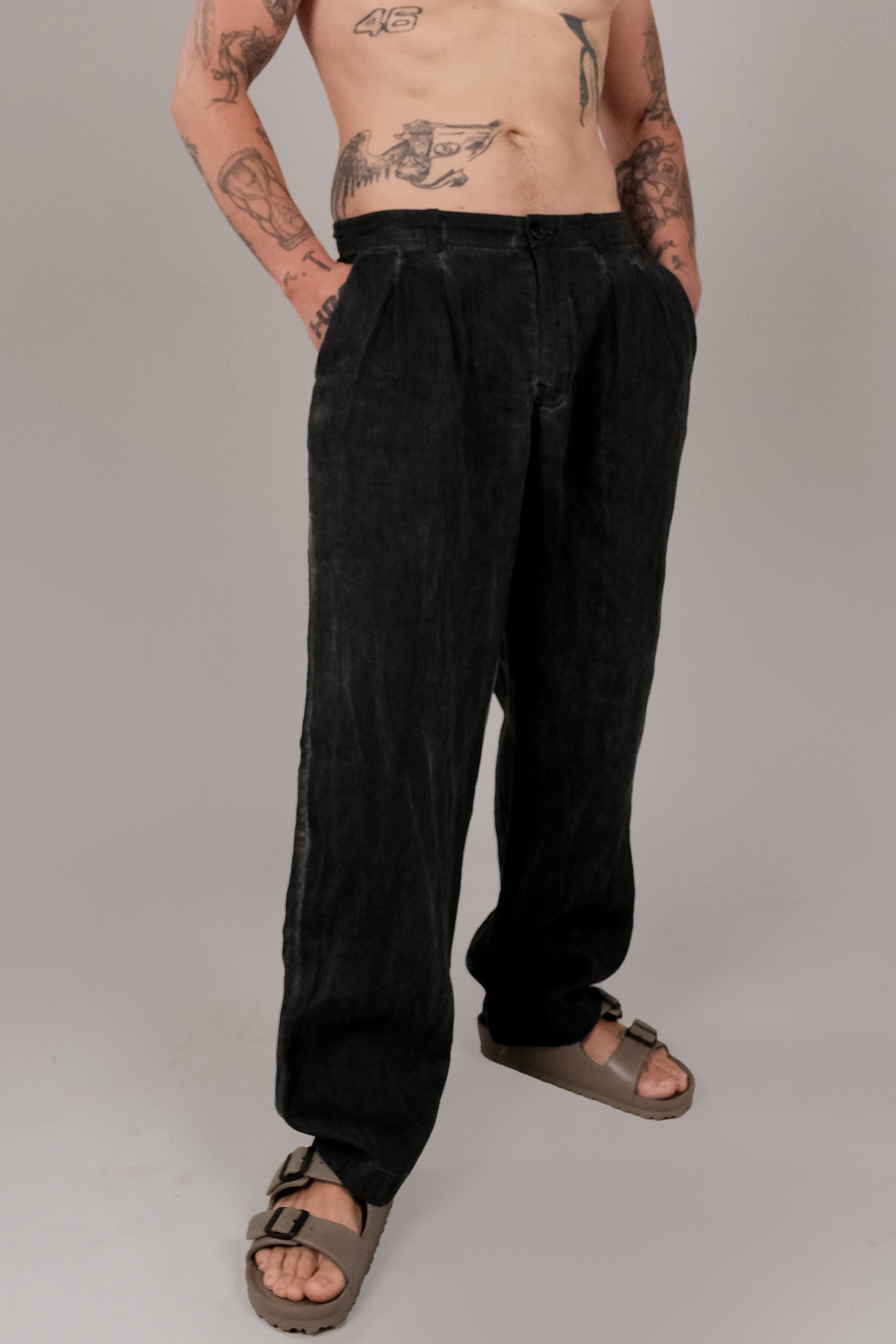 Awan Linen Pant - Mens Long Pants - LOST IN PARADISE
