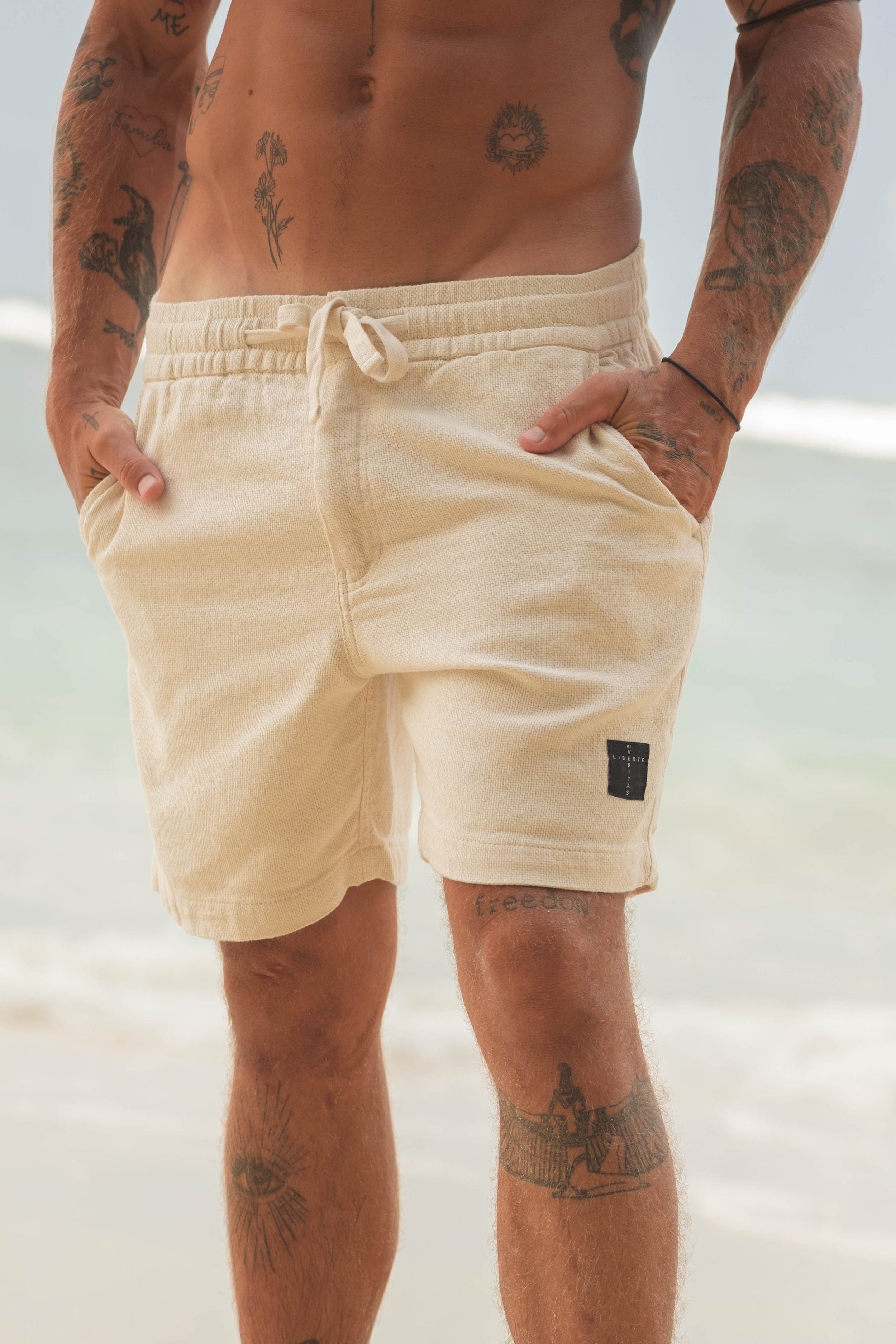 Cornsilk Short - Man Short - VERITAS & LIBERTE