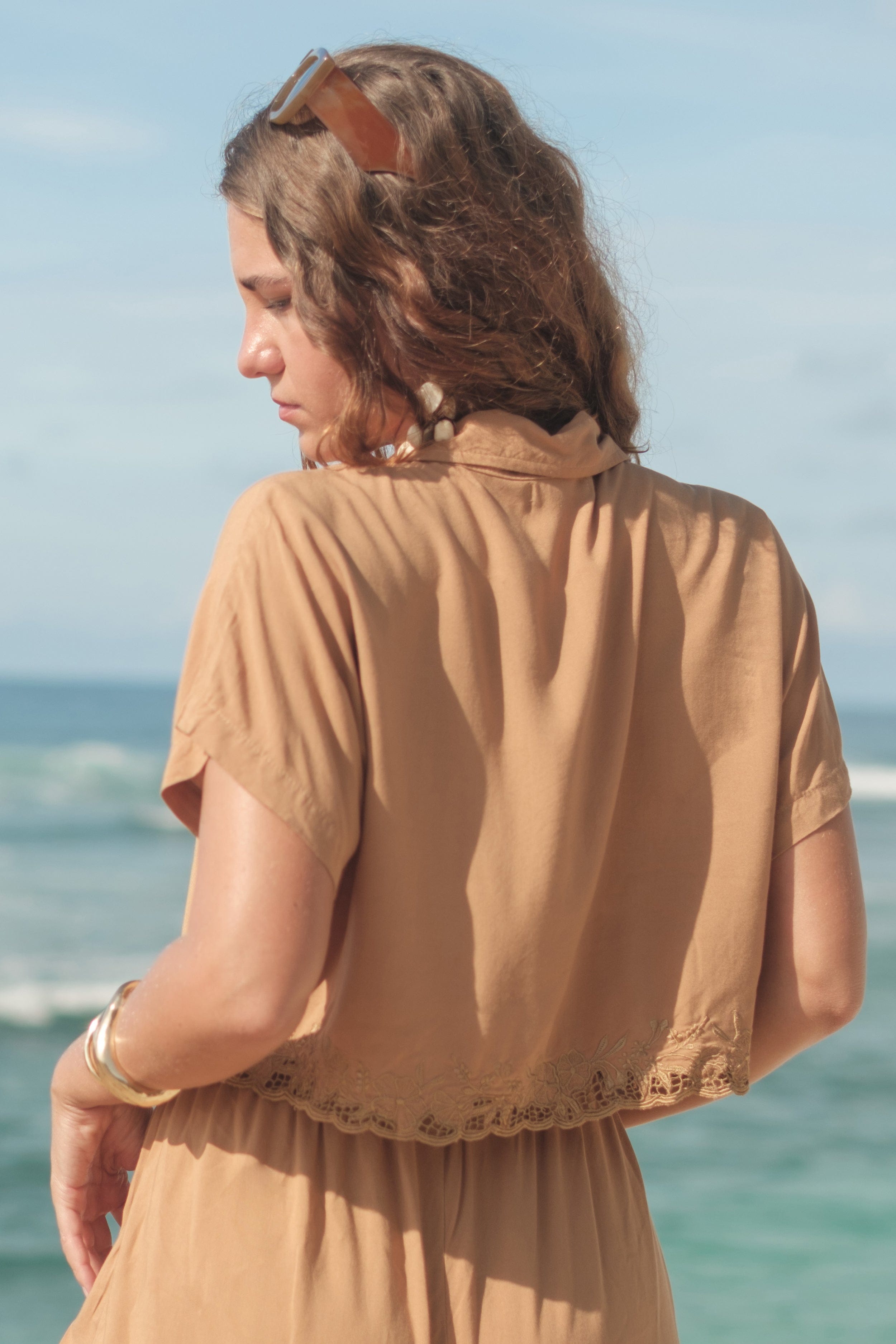Dalia Top Embroidery - Woman Top - LOST IN PARADISE